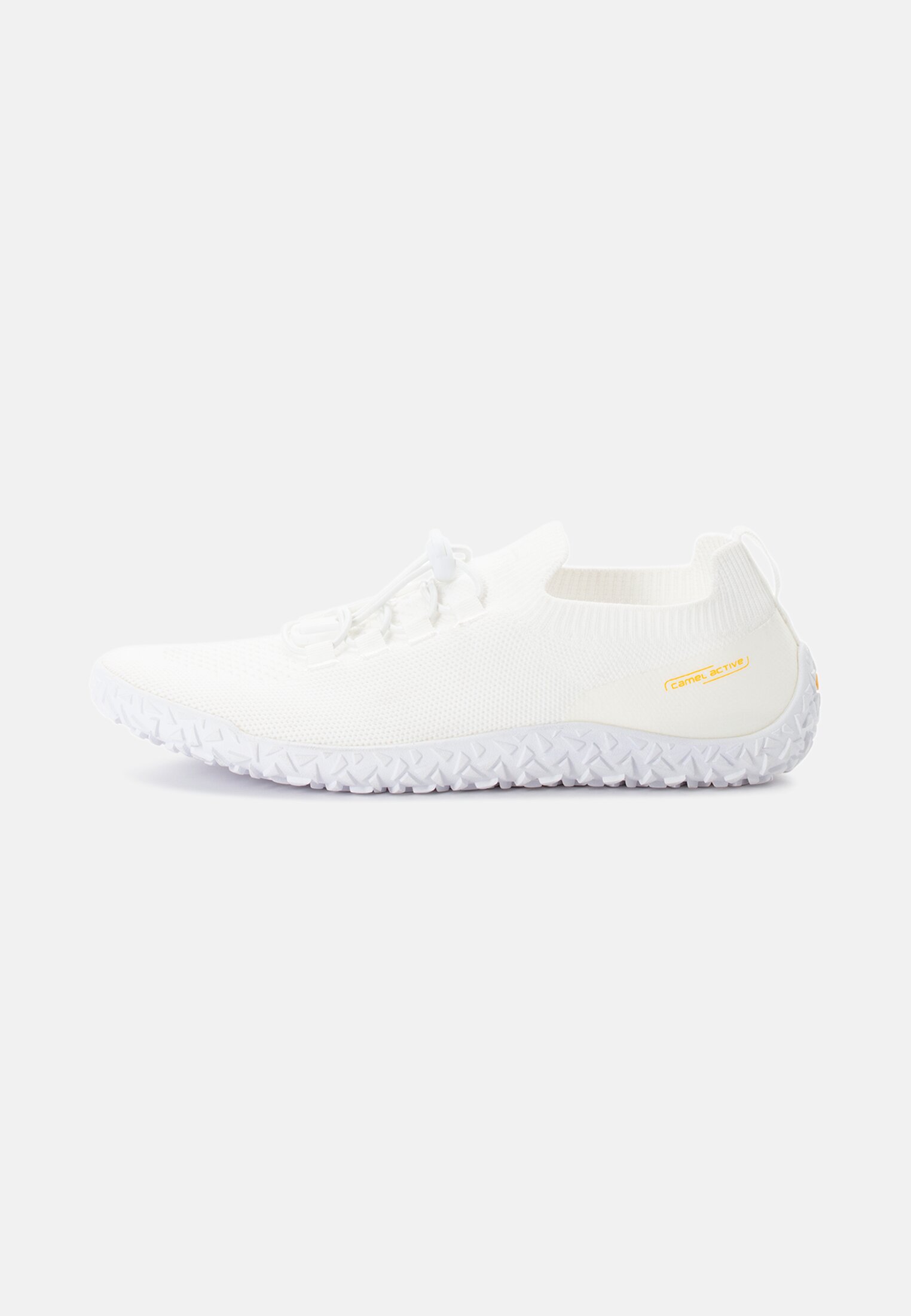 Damen Sneaker aus einem Textilmix Weiß frontal vorn