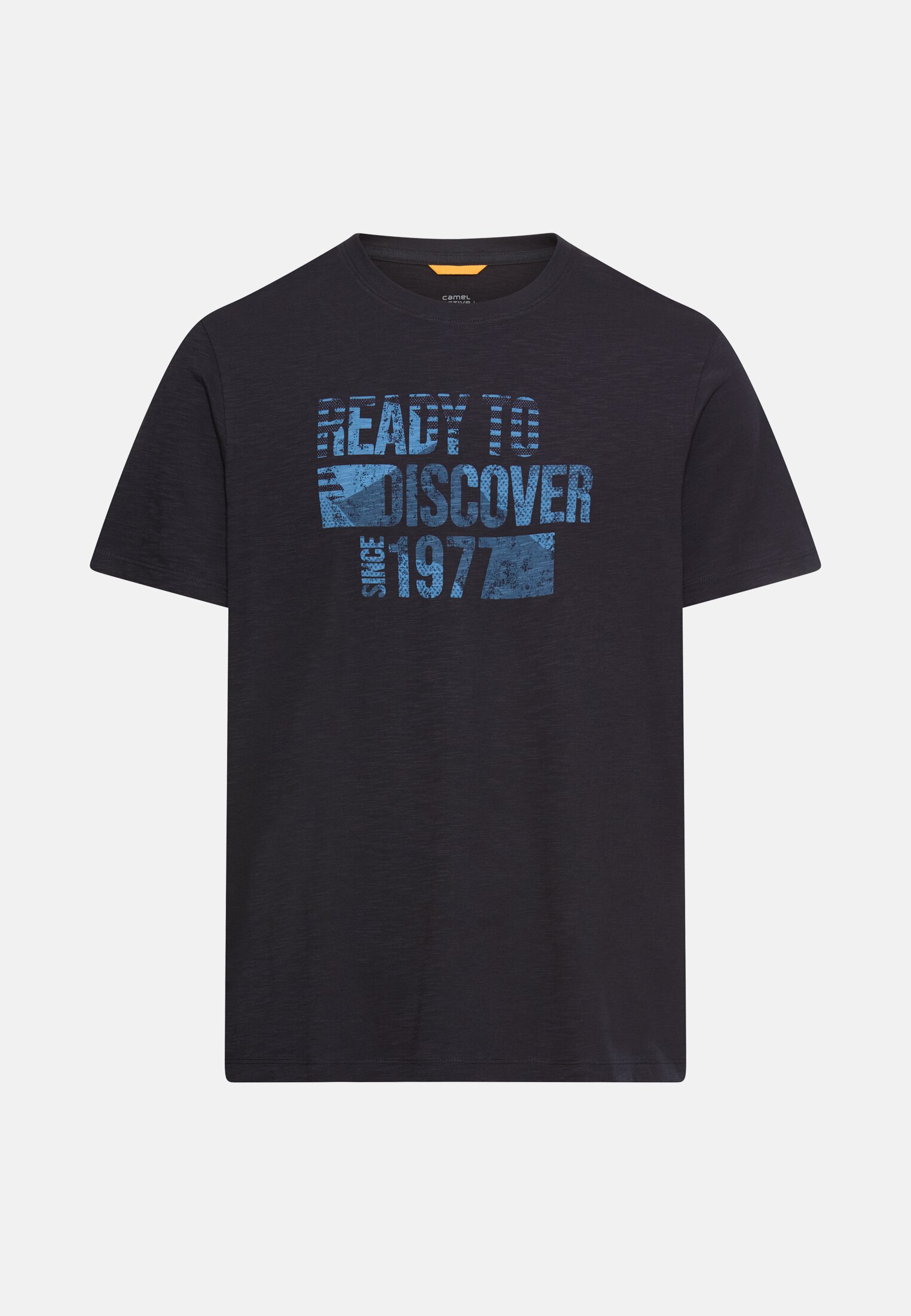 Men T-shirt made of pure cotton Dark Blue frontal front