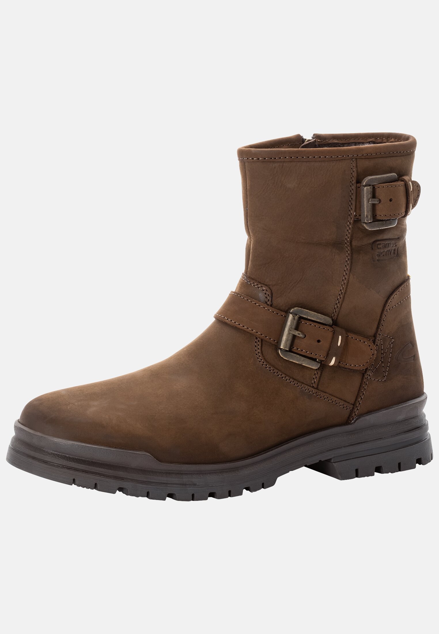 MI_CACR101-0350-320_2G-00 Men Boot made of genuine cowhide Brown frontal back