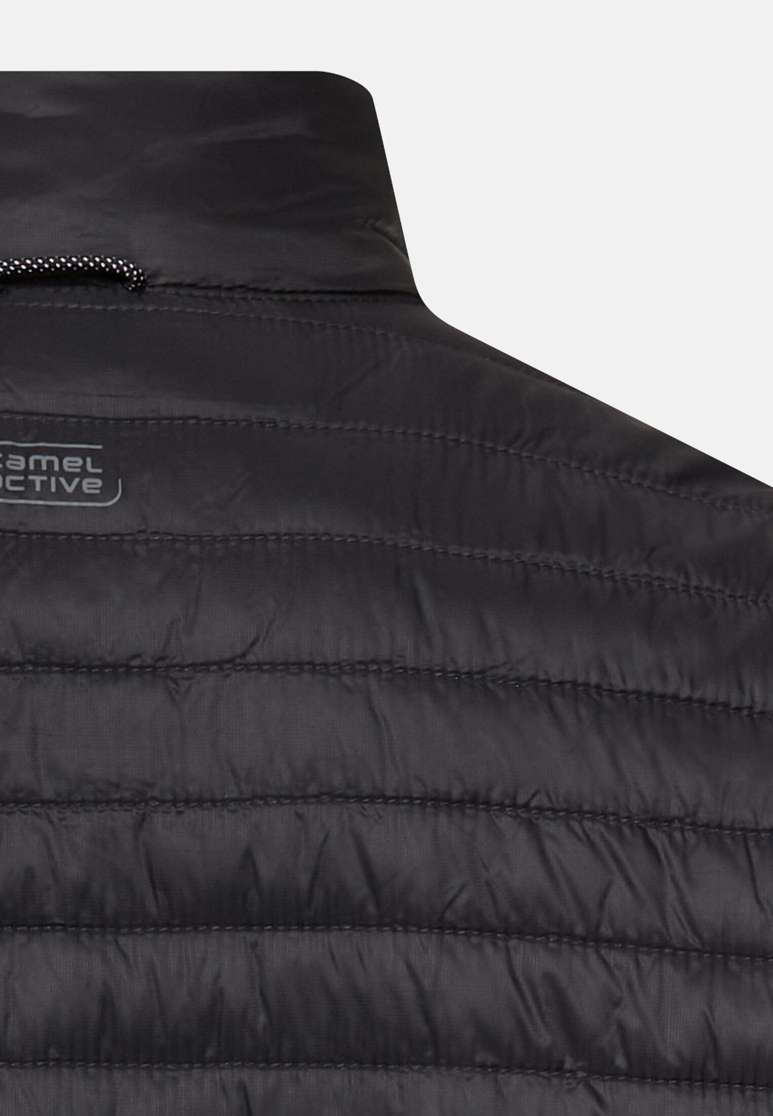 Men Blouson with water-repellent function Black close back