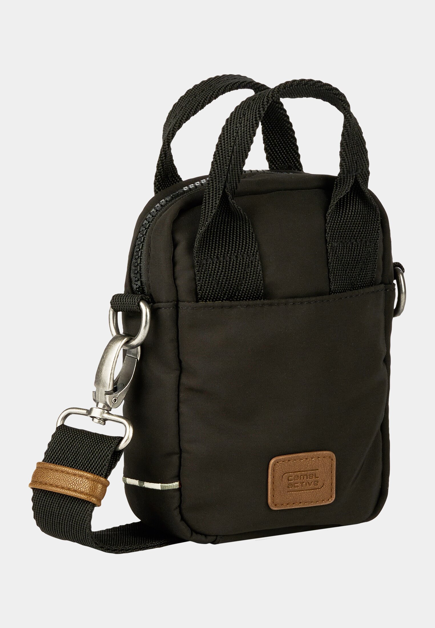 Vrouwen AURUM Schoudertas met afneembare schouderriem Zwart frontaal achter