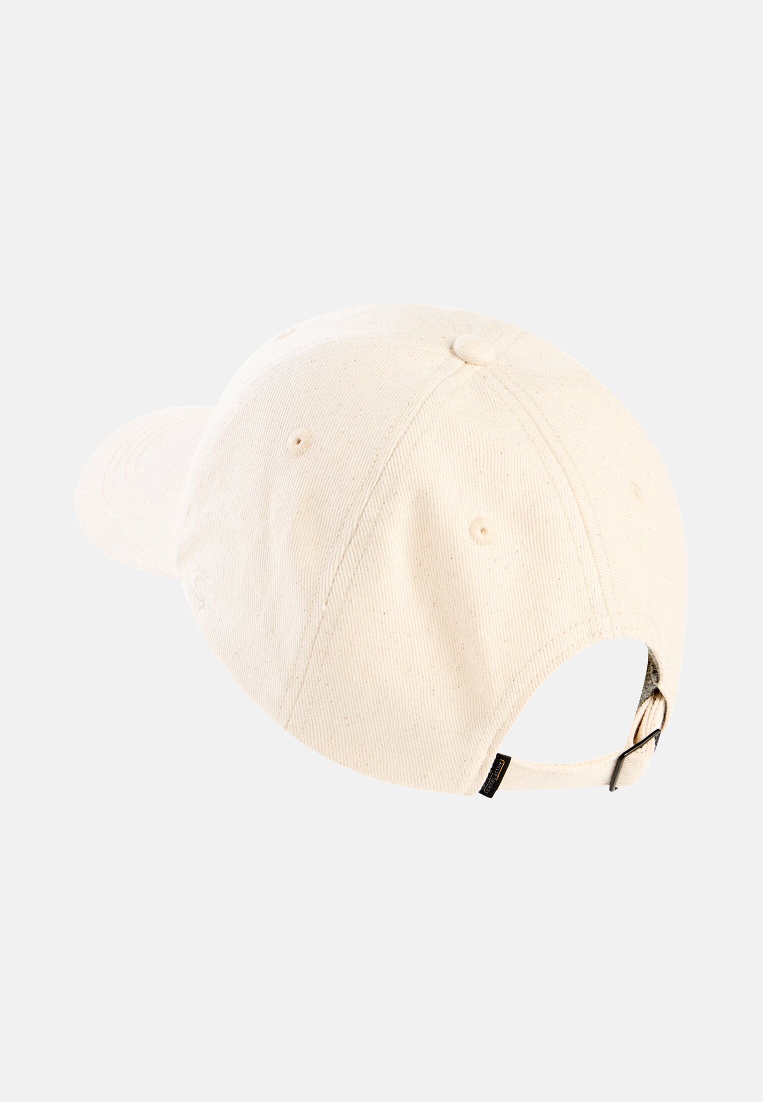 Heren Cap van 100% katoen Gebroken Wit frontaal achter