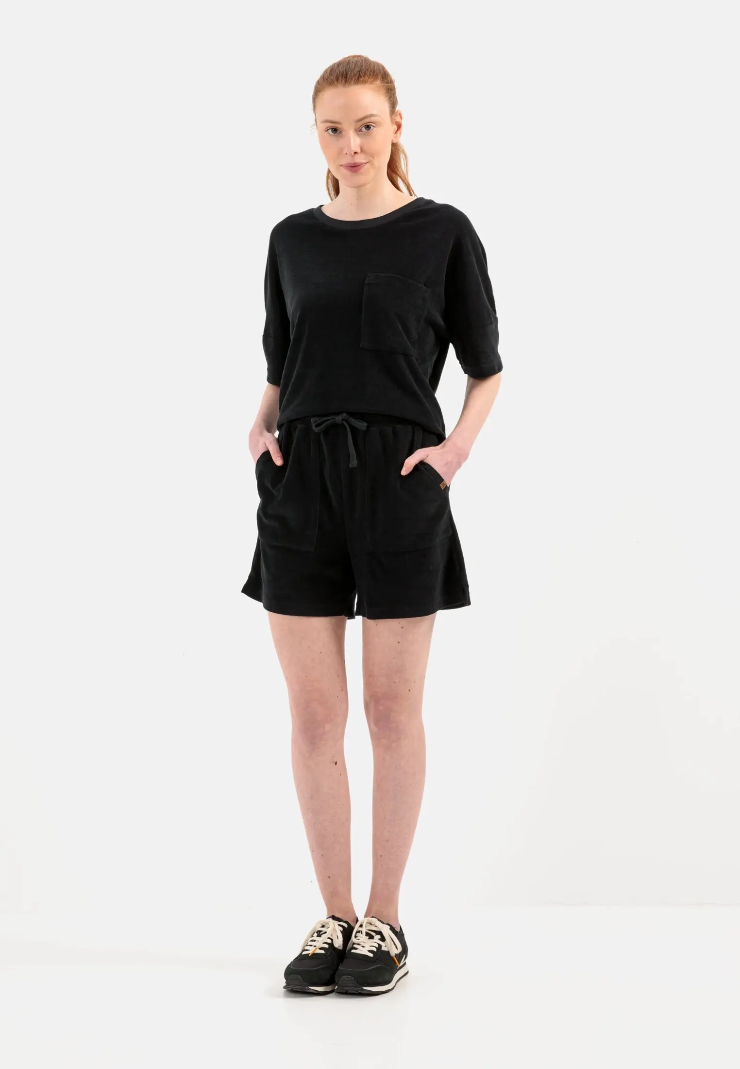 Frottee-Shirt für Damen in Dunkelgrau | S | camel active