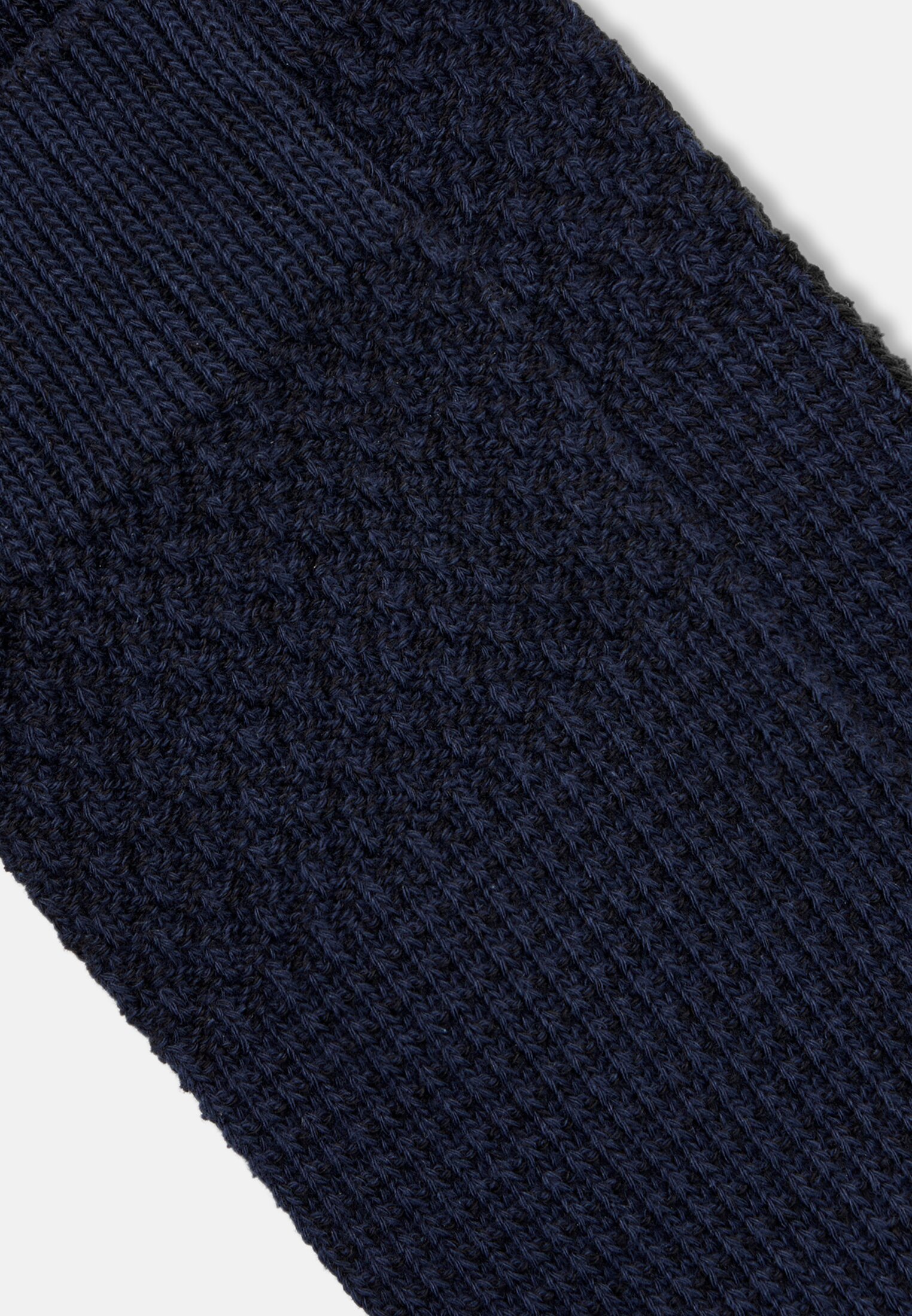 Heren Sneakersokken van een katoenmix Donkerblauw frontaal achter