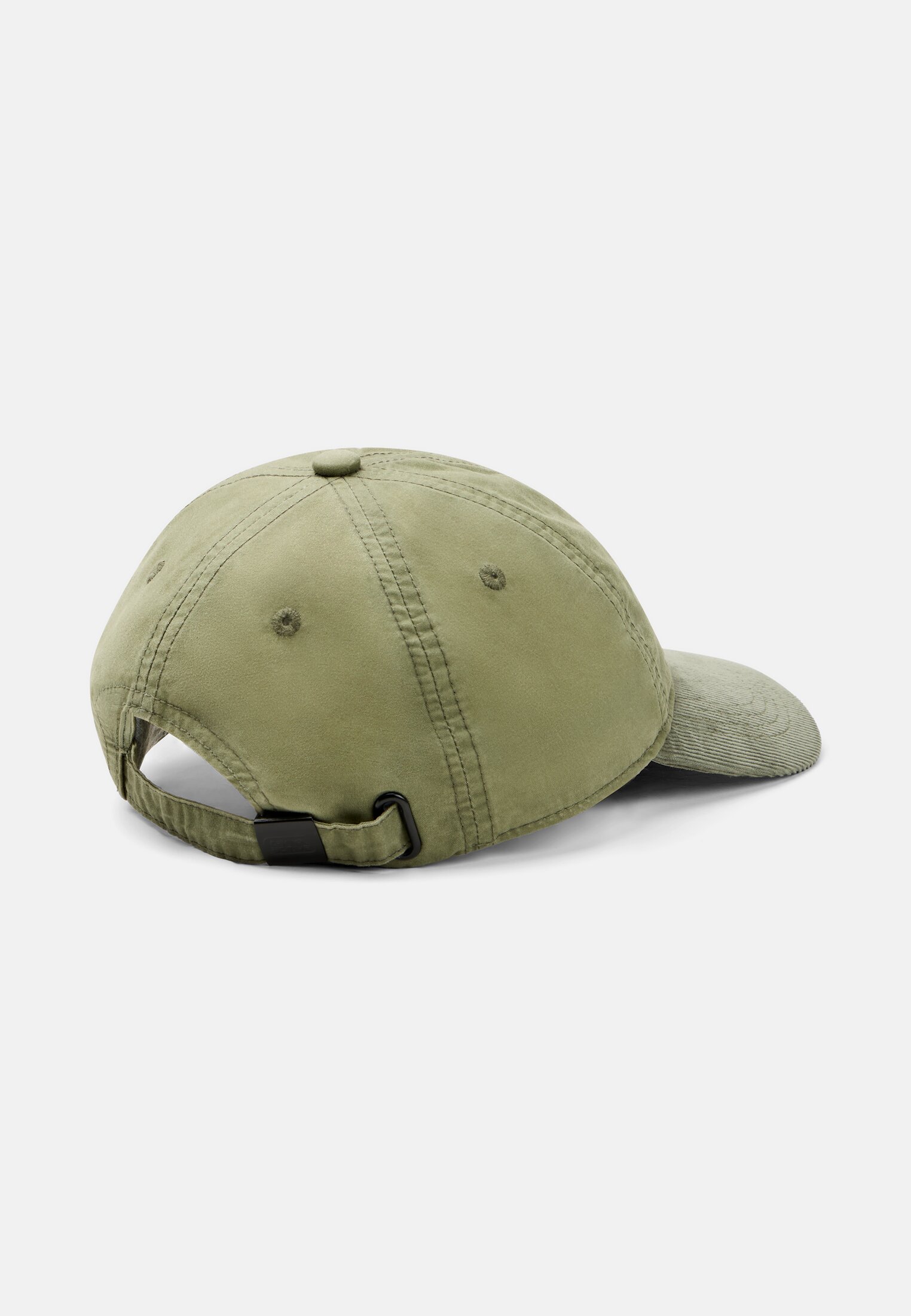 Herren Cap aus Baumwolle mit verstellbaren Details Blattgrün frontal oben