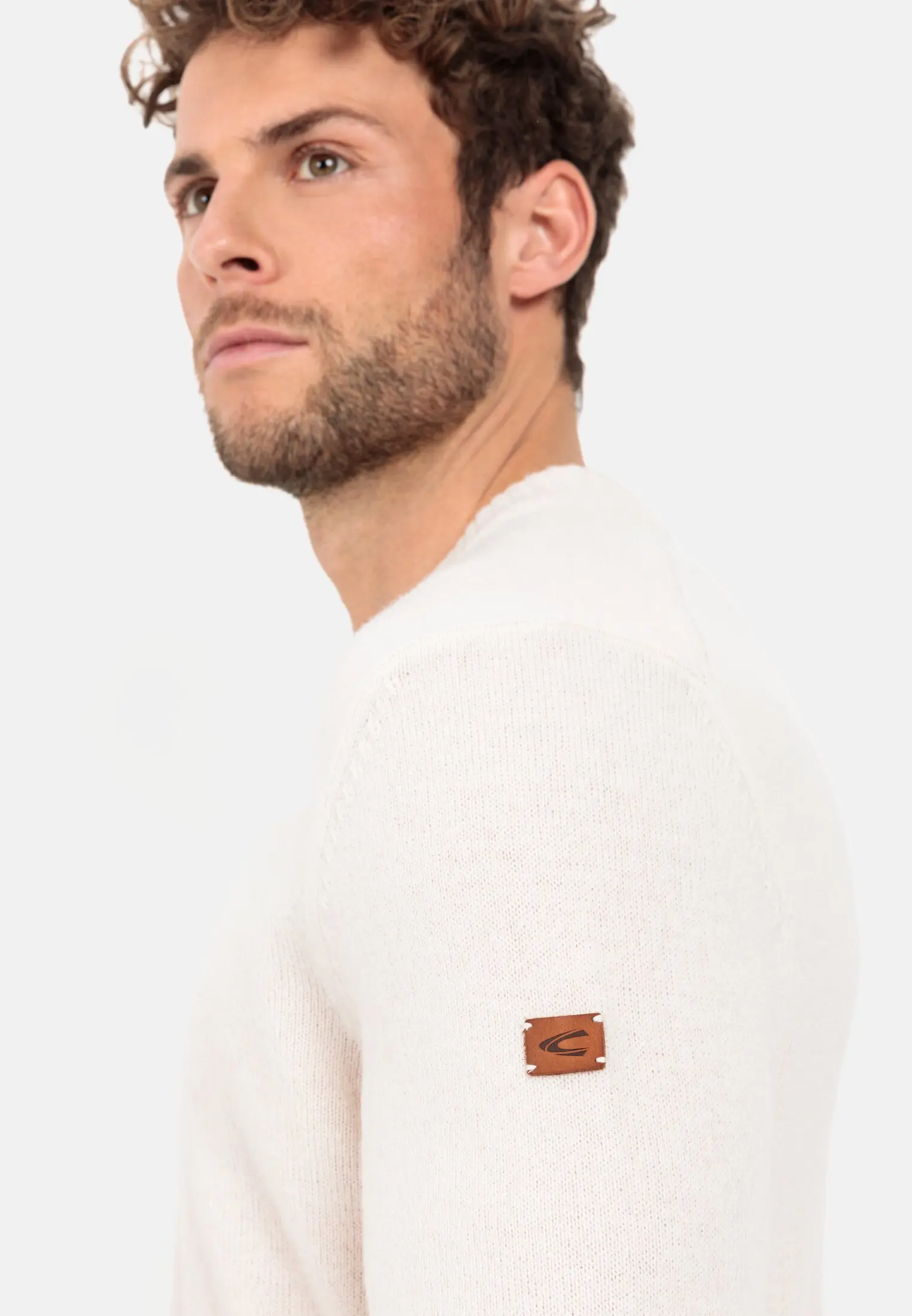 Feinstrickpullover für Herren in Beige | M | camel active
