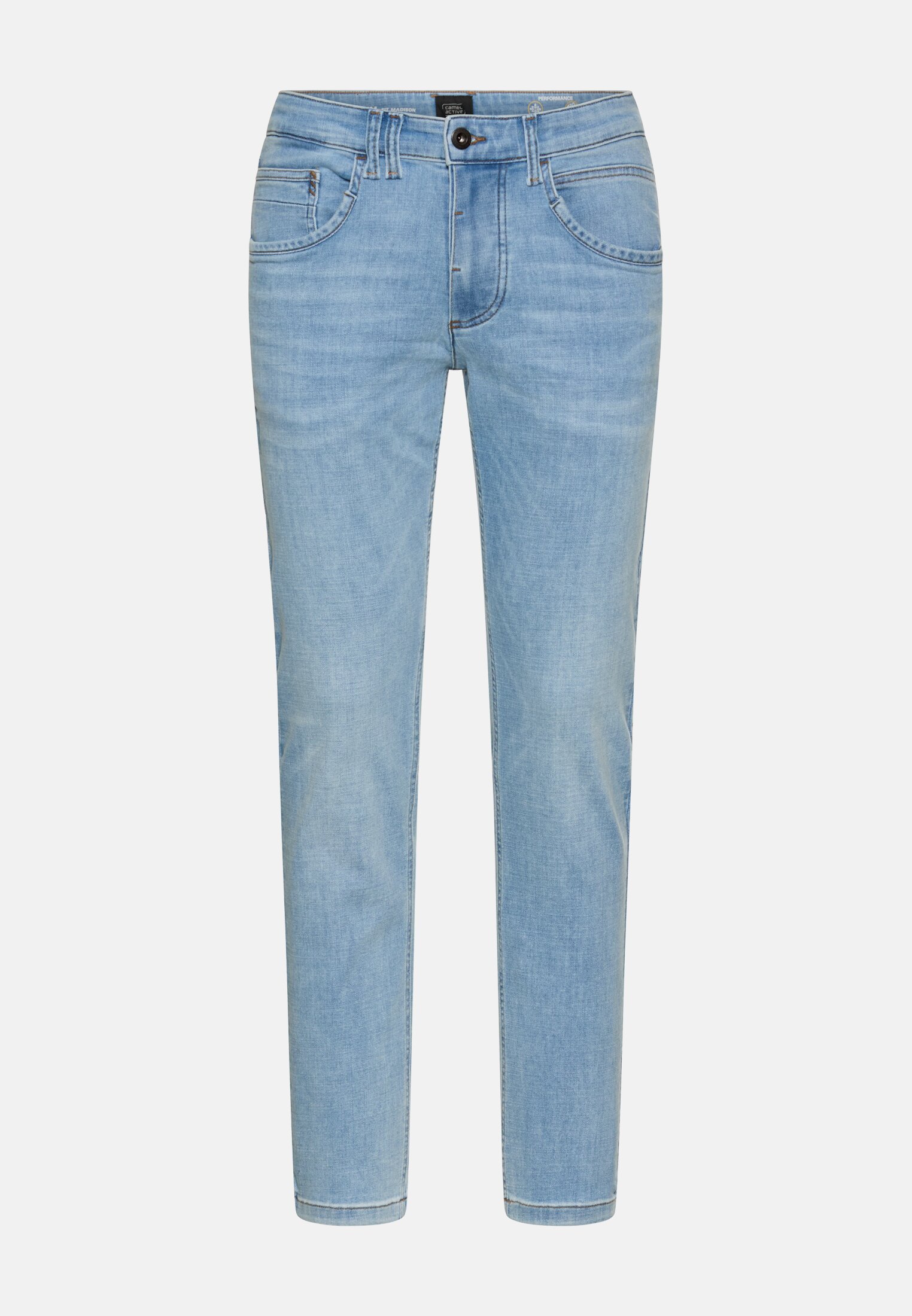 Men fleXXXactive® jeans with cooling effect Ocean Blue frontal front