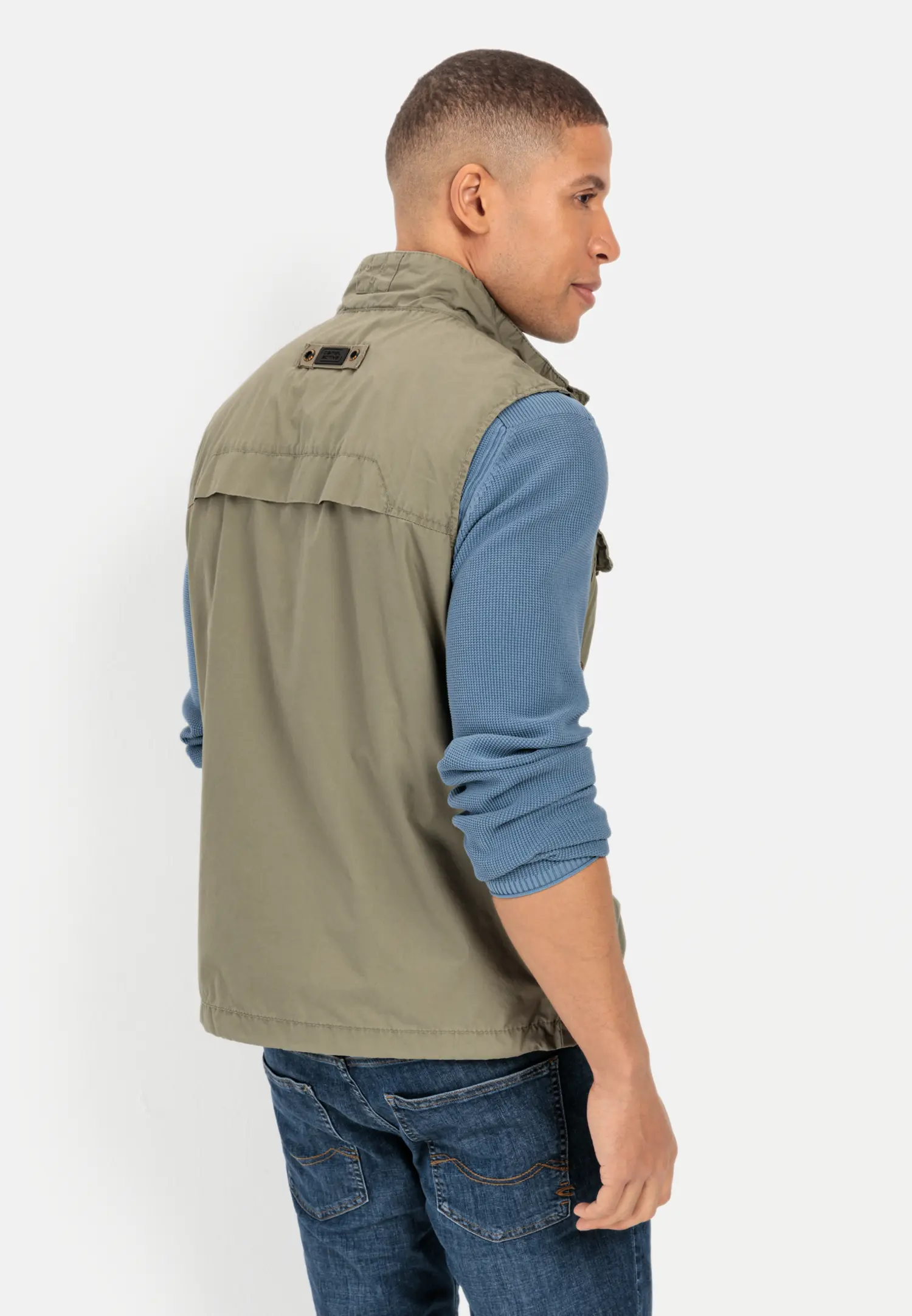 Multipocket Weste für Herren in Khaki | 62 | camel active