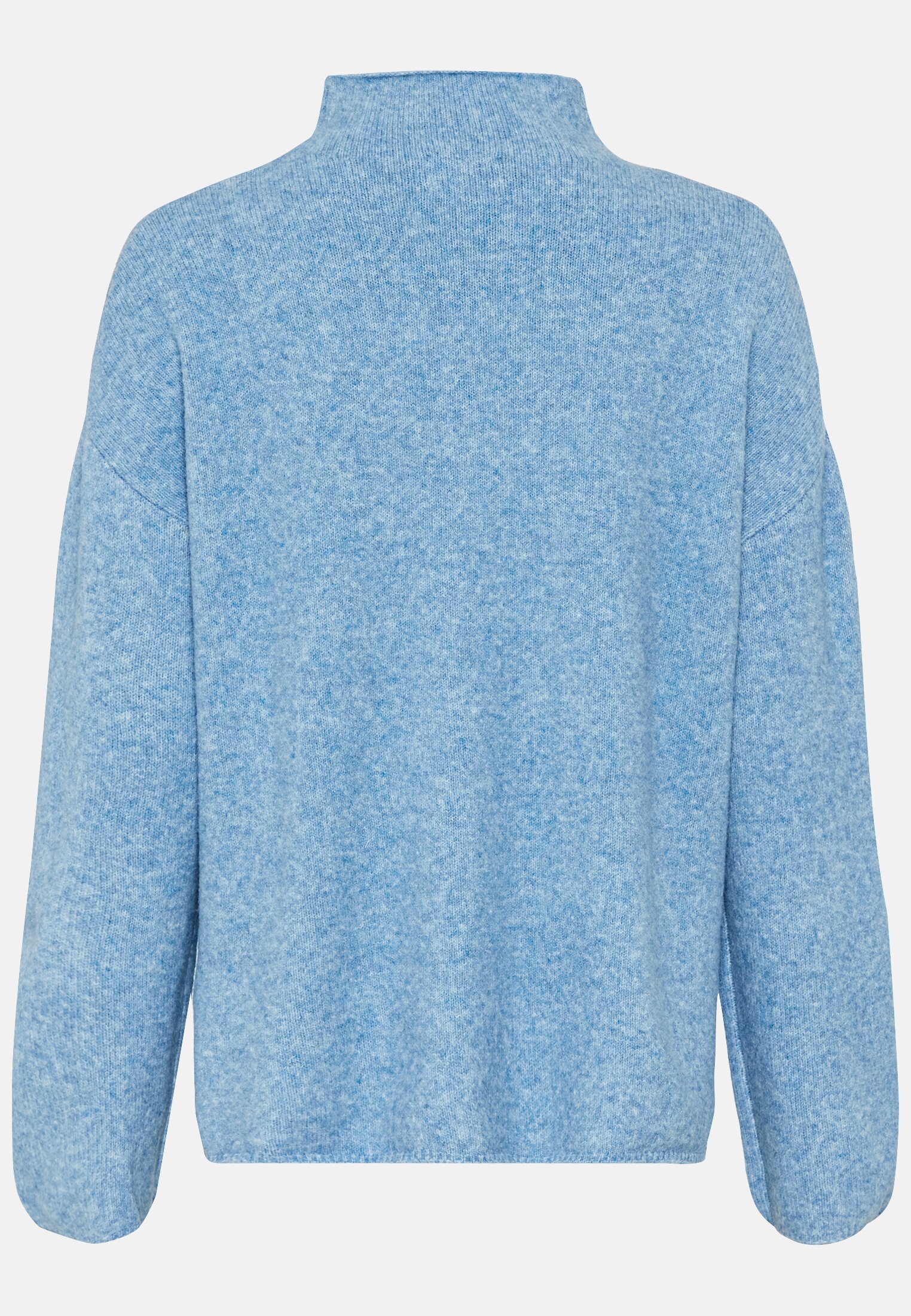 Women Turtleneck sweater made from a wool blend Light Blue