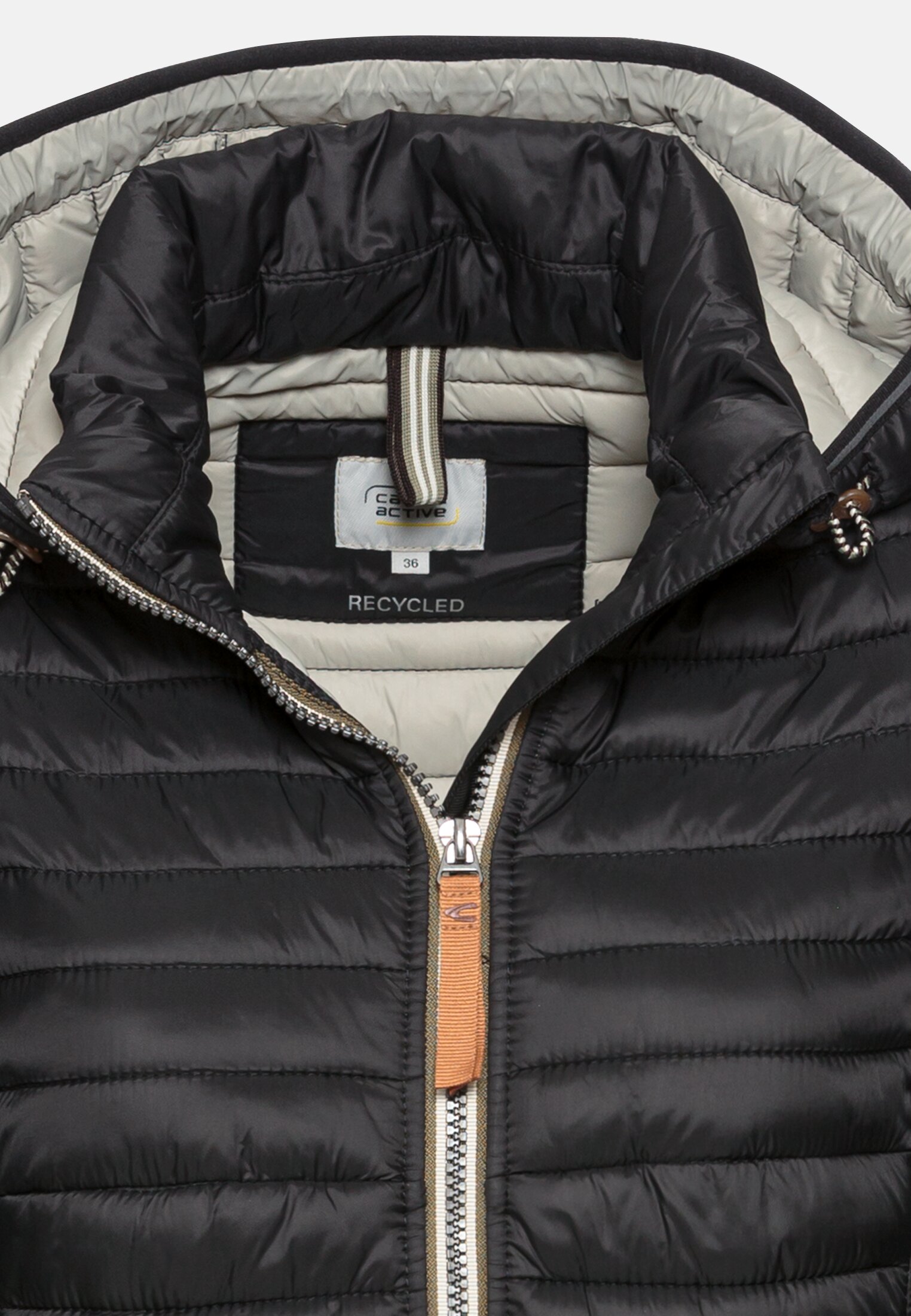 Leichte Steppjacke für Damen in Schwarz camel active