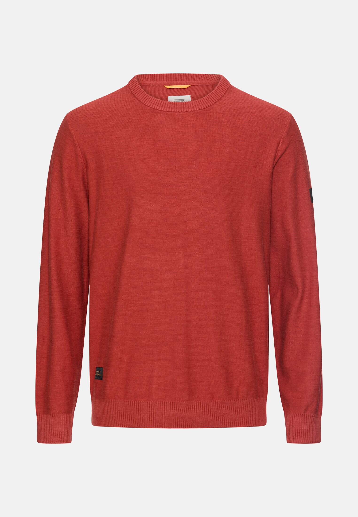 Heren Gebreide trui van puur katoen frontaal voor