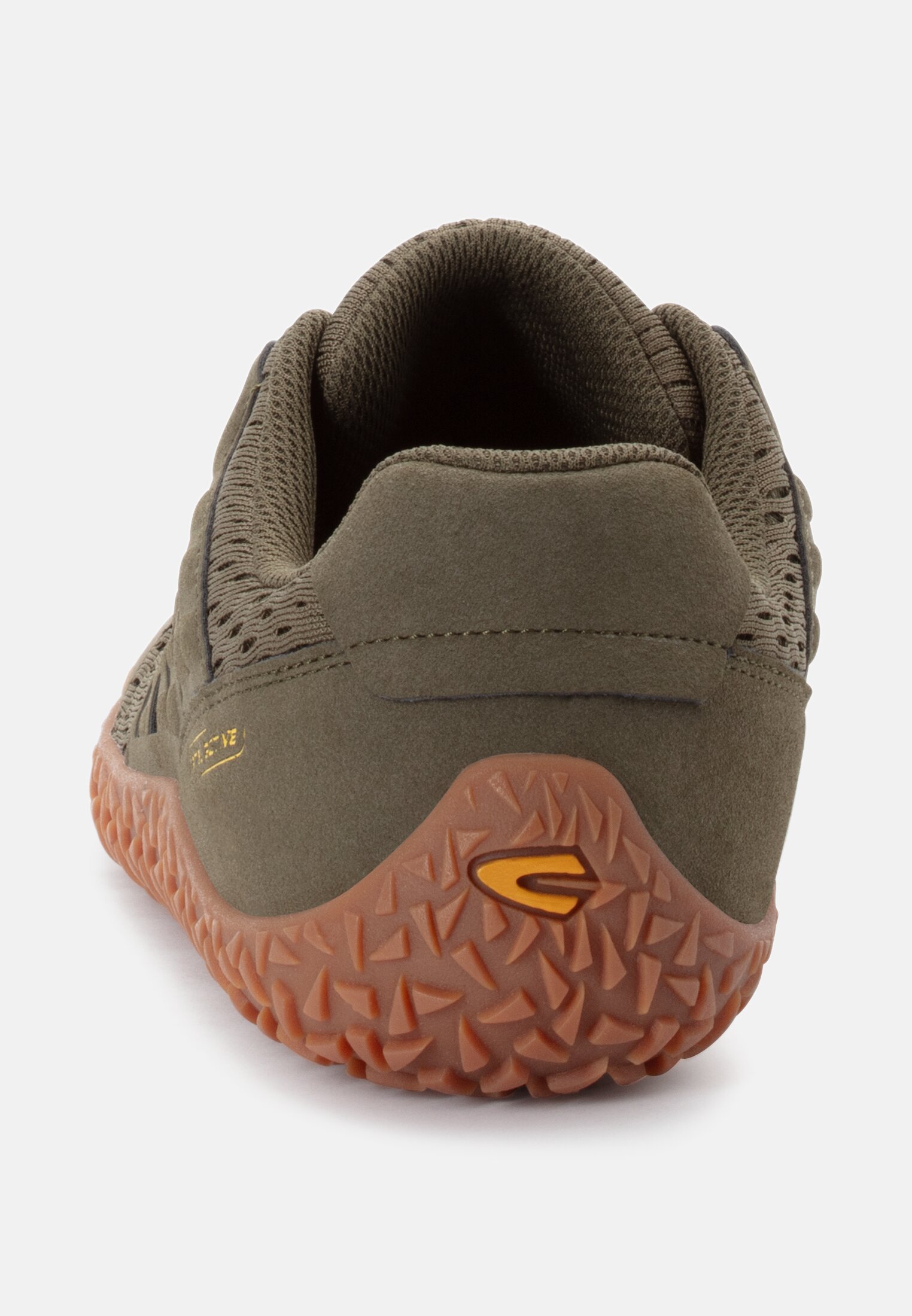 Men Sneakers with a flexible sole Green front close