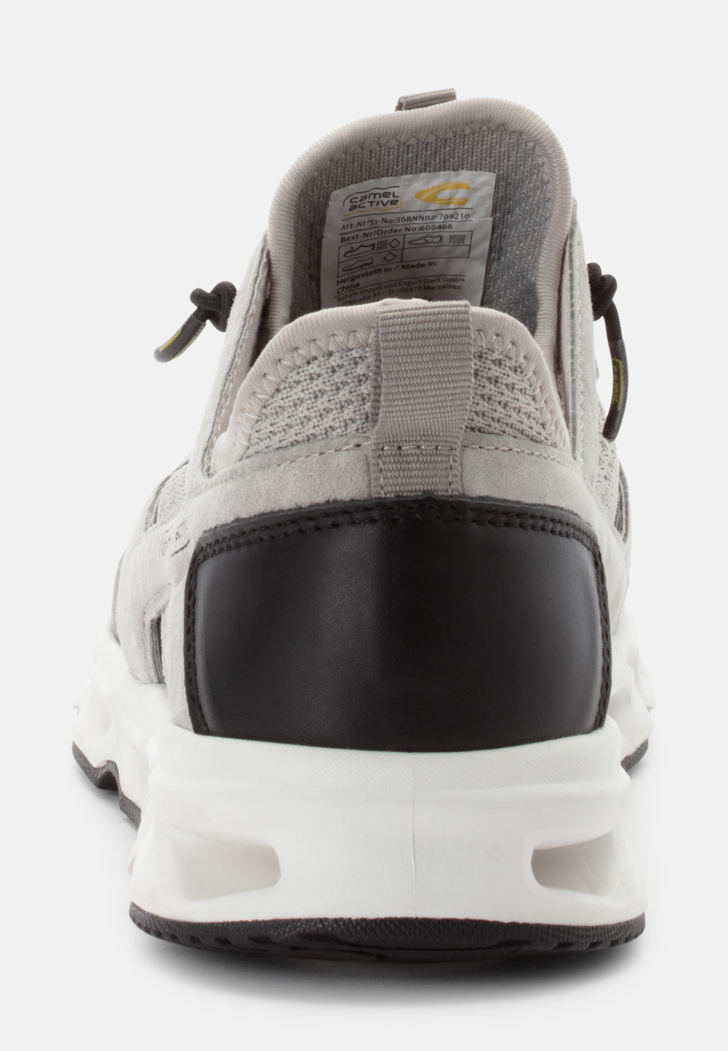 Men Sneaker with cushioning Phylon sole Grey front close