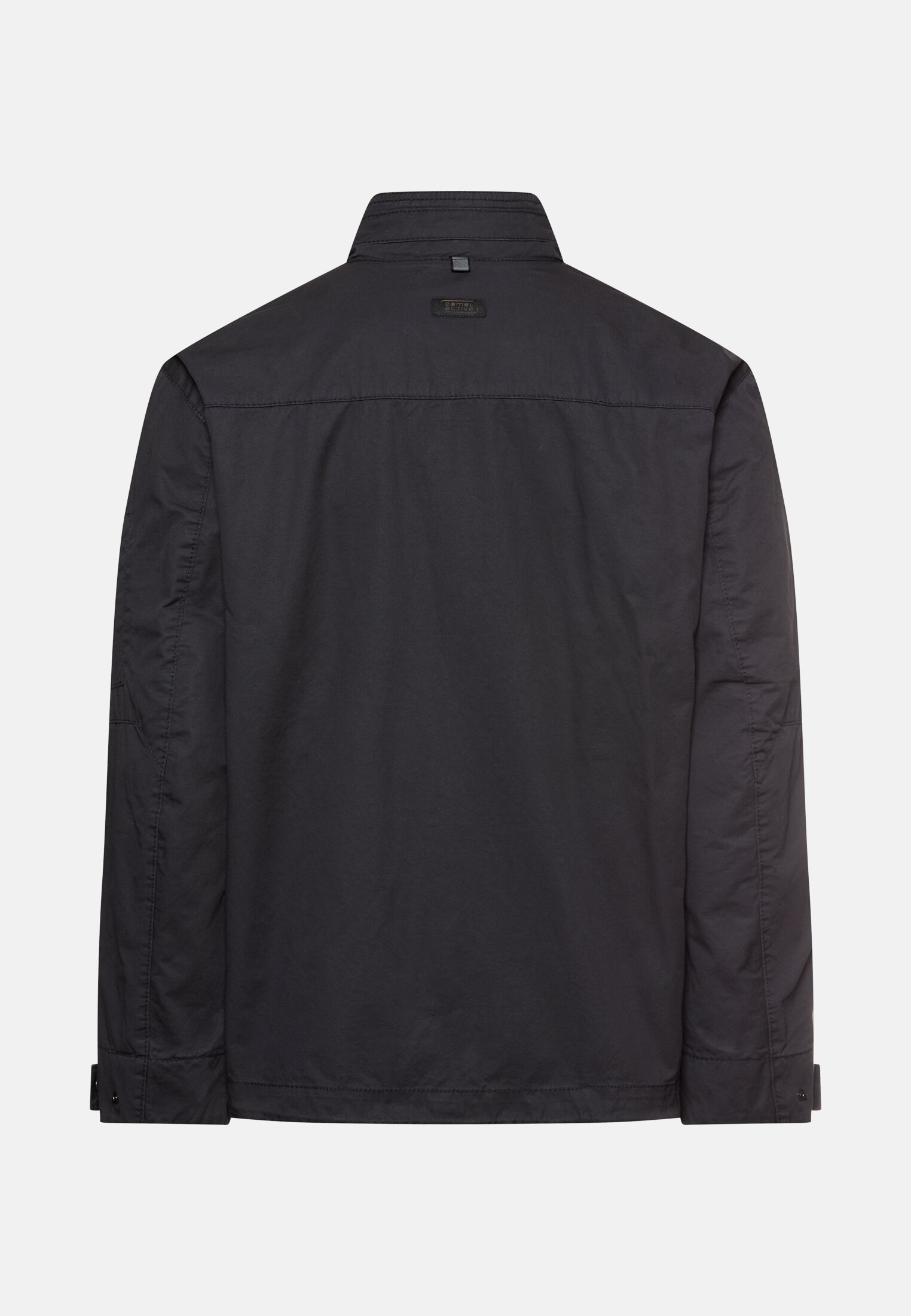 Heren Blouson met opstaande kraag Donkerblauw frontaal achter