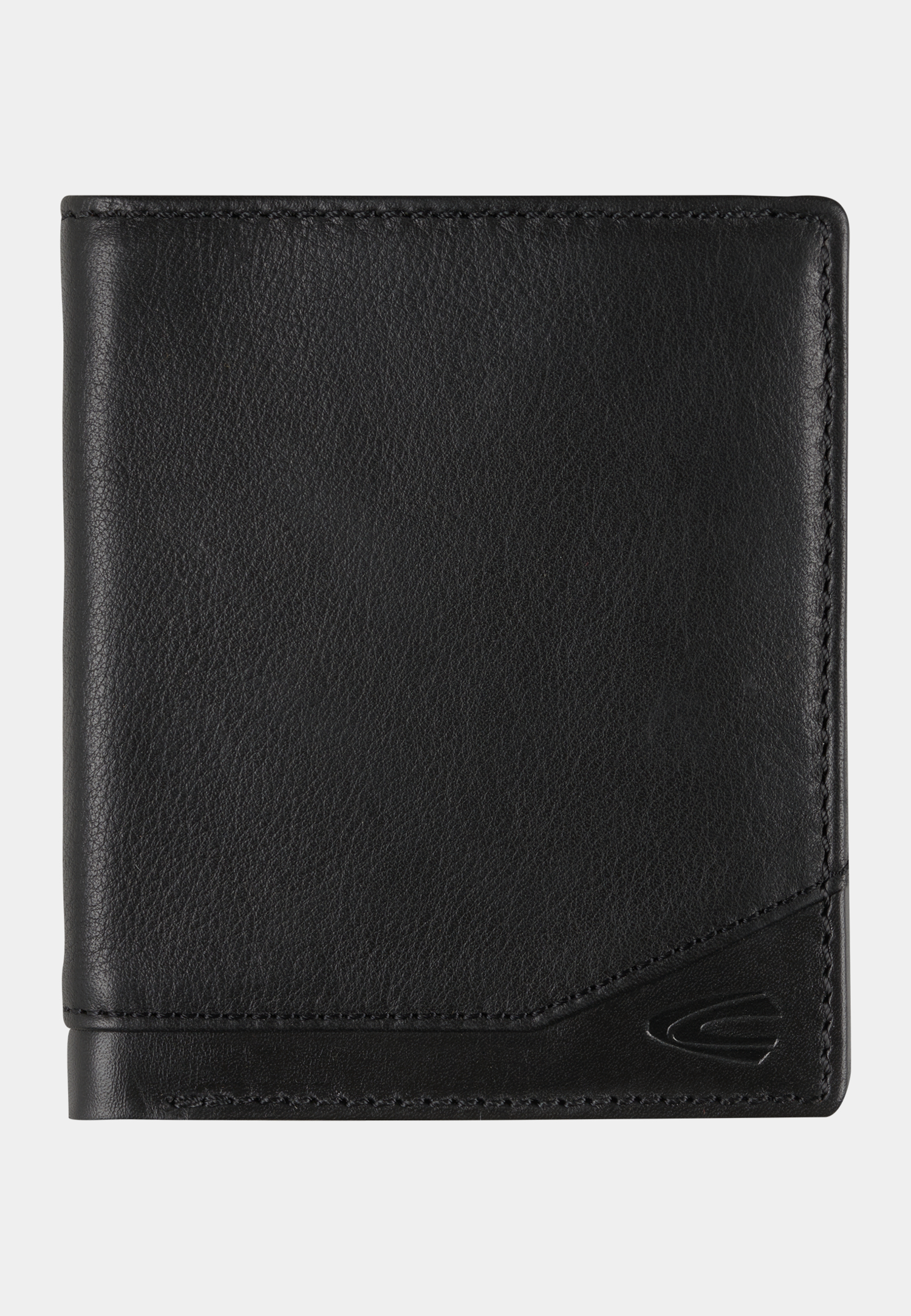 Men Wallet with RFID protection Black frontal front