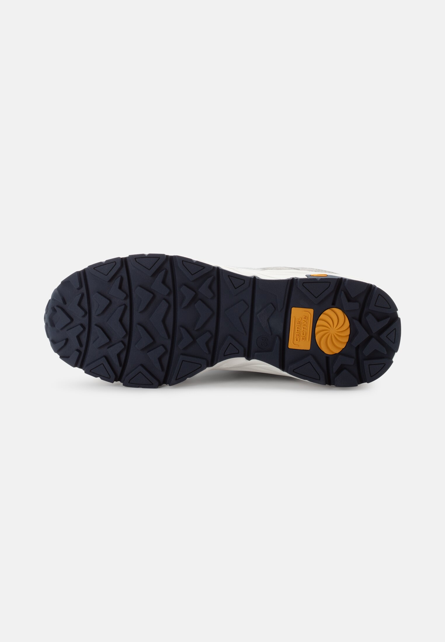 Damen Sneaker aus Nubukleder Grau hinten nah