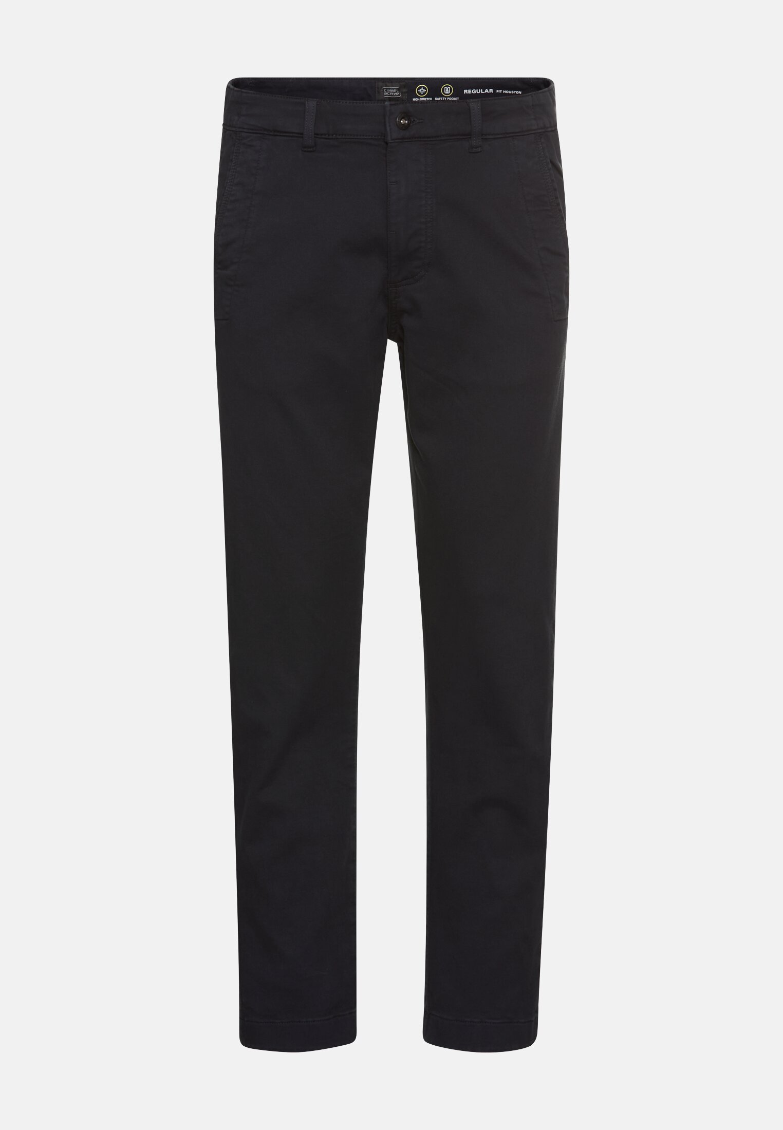 Herren Chino Regular Fit aus Baumwolle mit Stretchanteil Navyblau frontal vorn