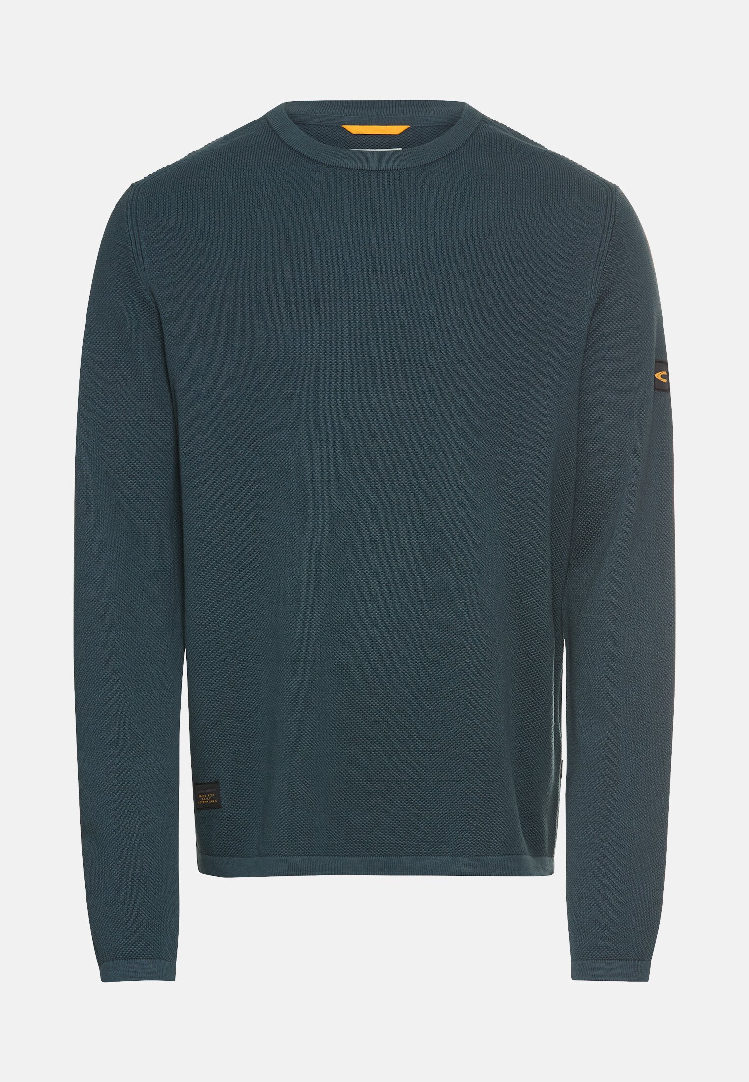 Men Pullover made of cotton Ink blue frontal front