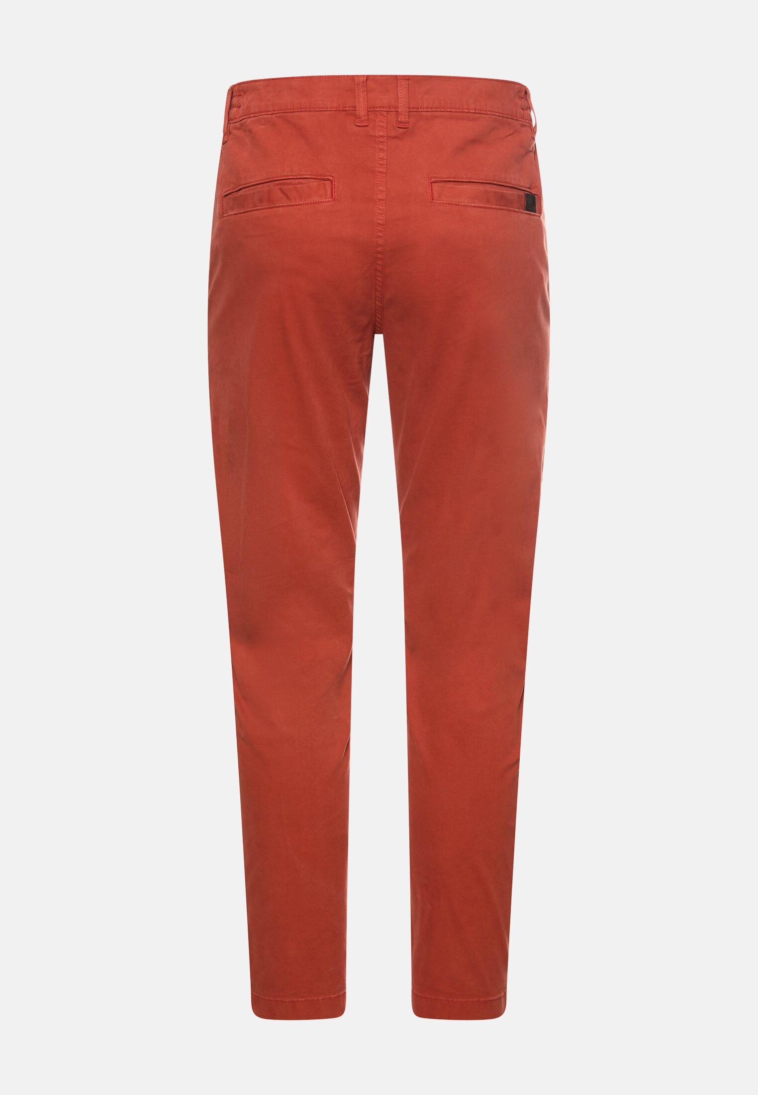 Heren Regular fit chinobroek Rood frontaal achter