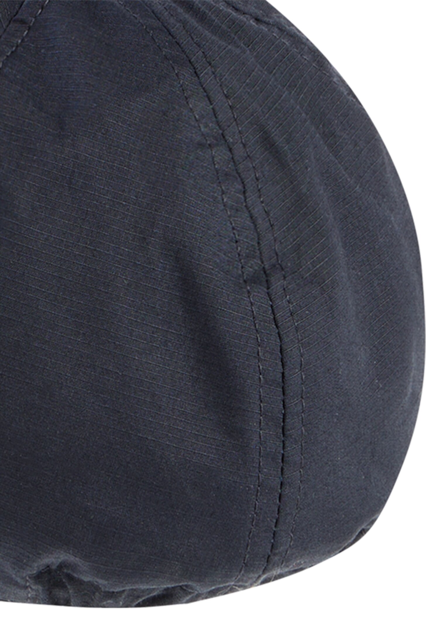 Men Flat Cap in cotton mix Dark Navy close back