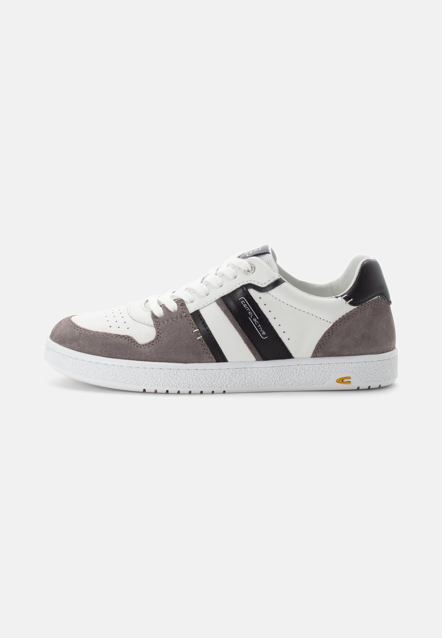 Herren Sneaker aus Glatt- und Veloursleder Blau frontal vorn
