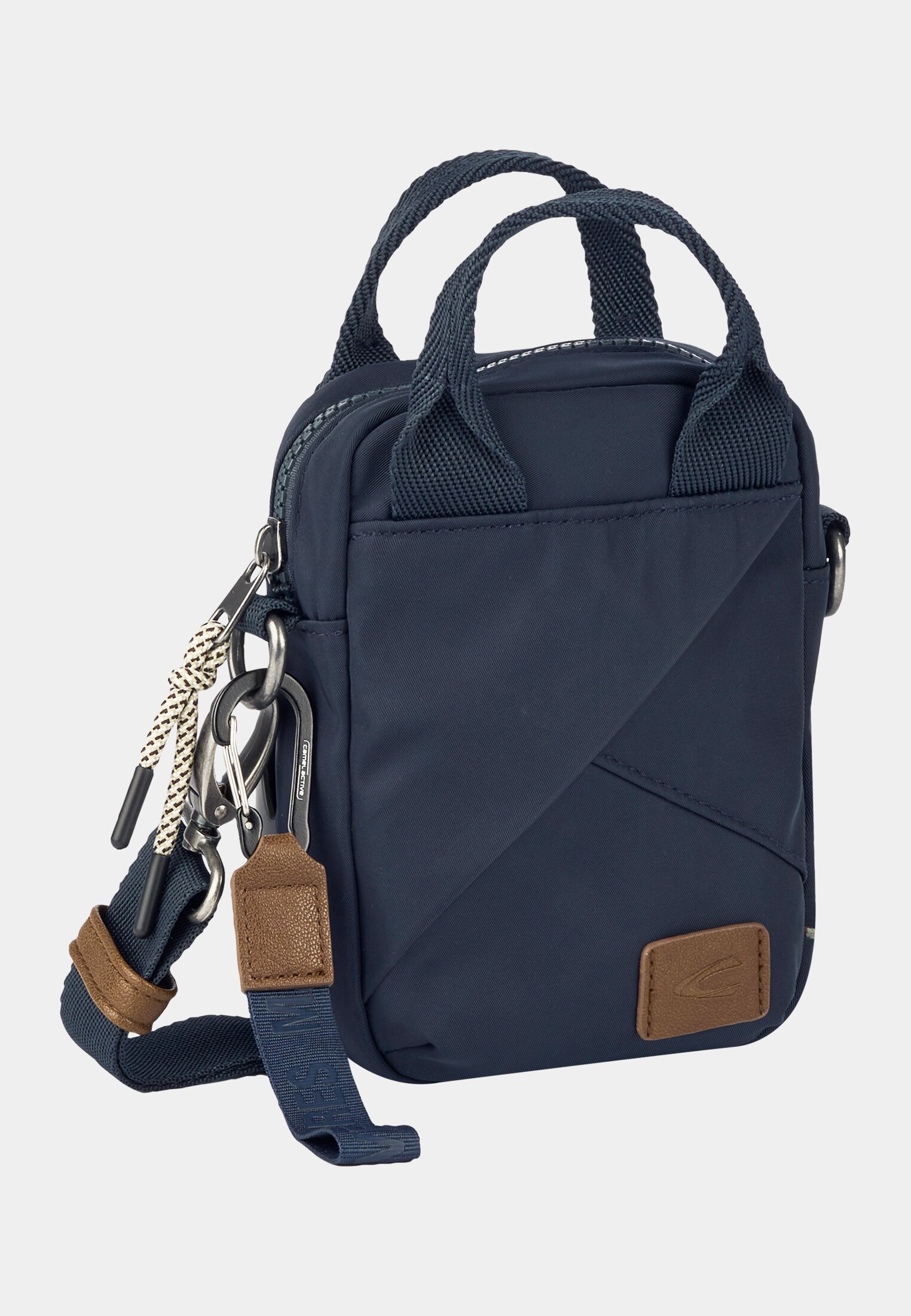 Vrouwen AURUM mobiele telefoonhoesje met verstelbare schouderriem Donkerblauw frontaal voor