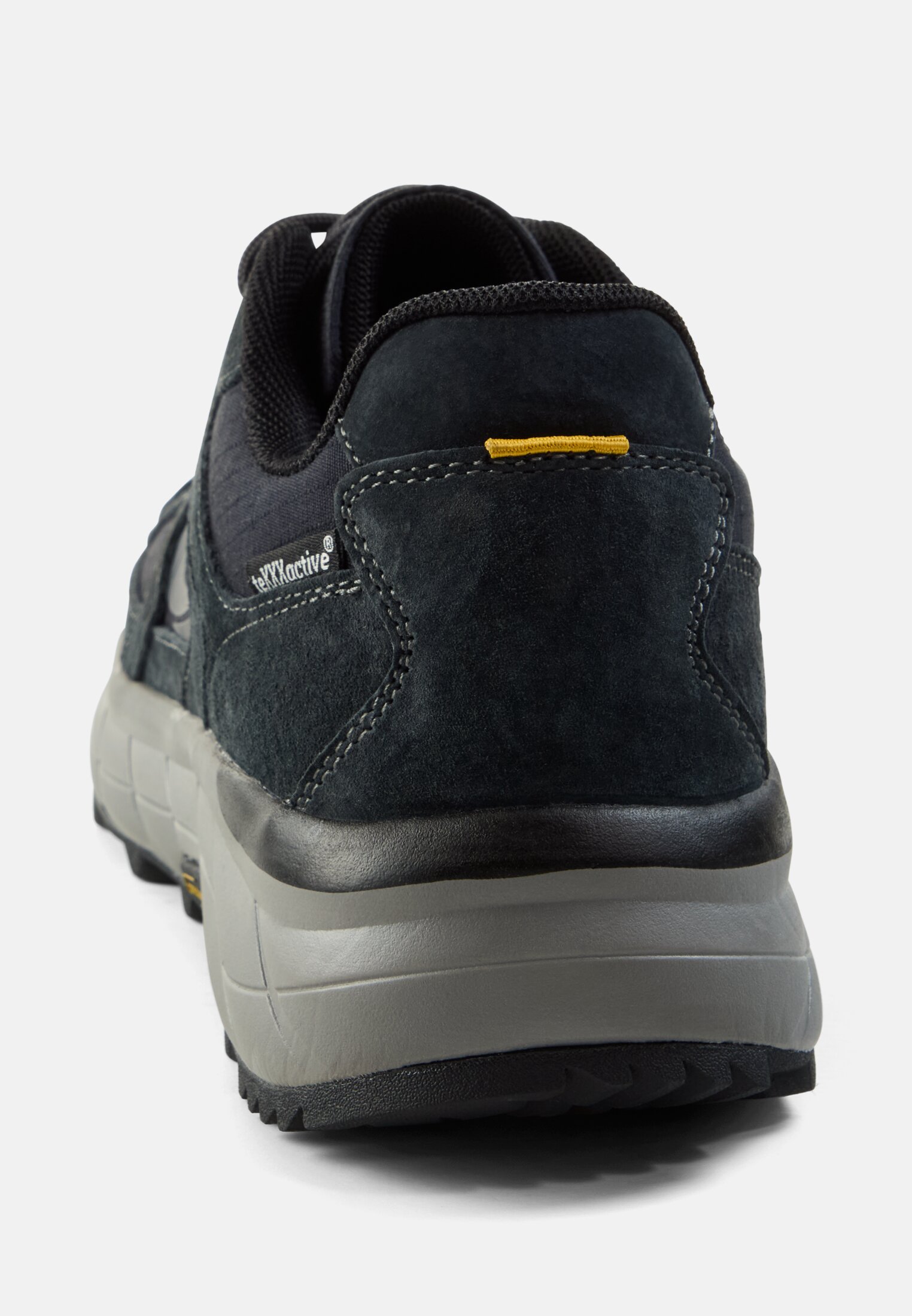 Men Sneakers made of nubuck leather Navy blue front close