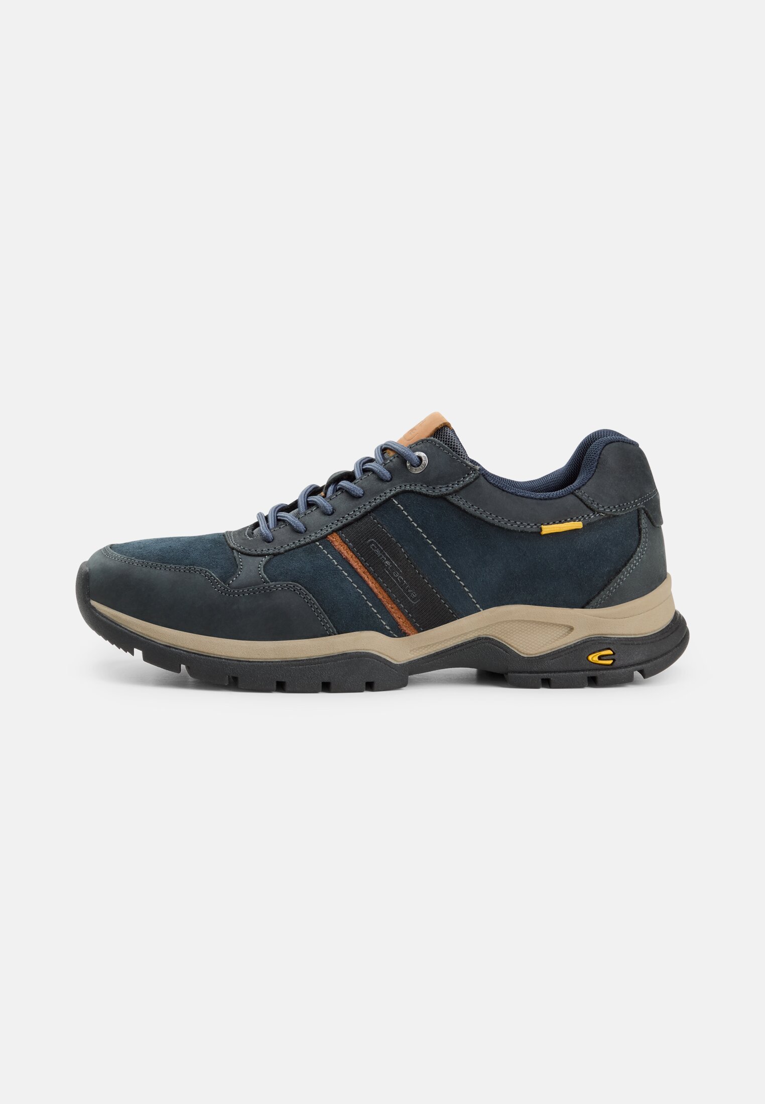 Men Sneakers with contrast details Dark Blue frontal front