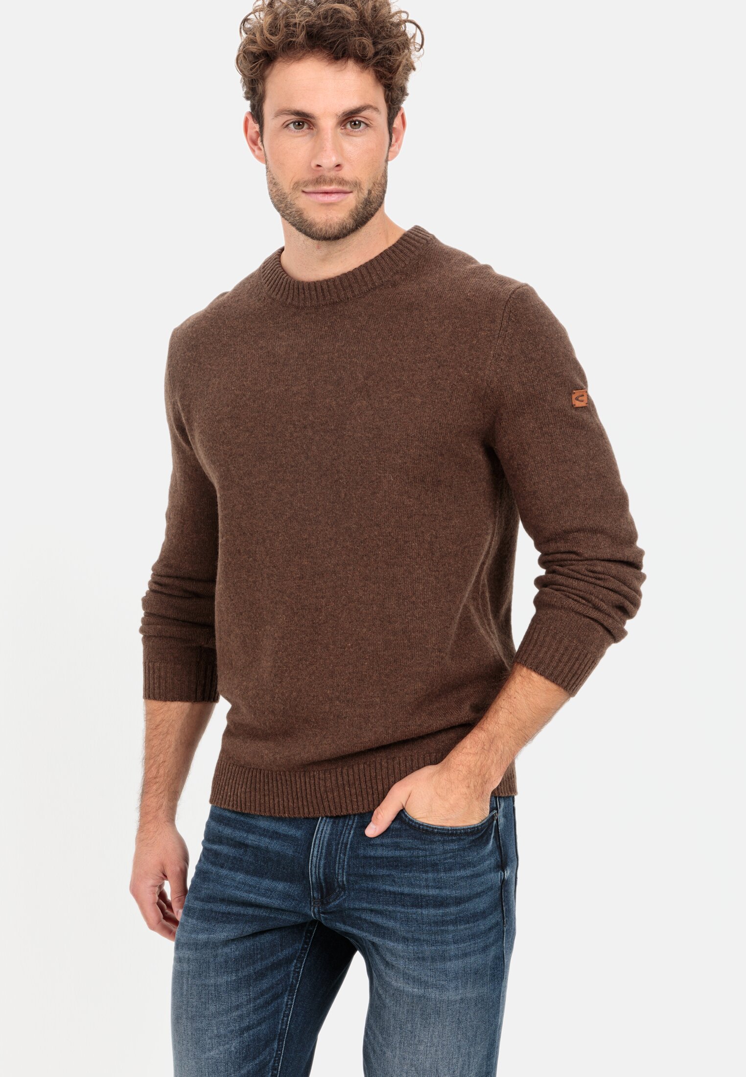 Feinstrickpullover für Herren in Braun | S | camel active 