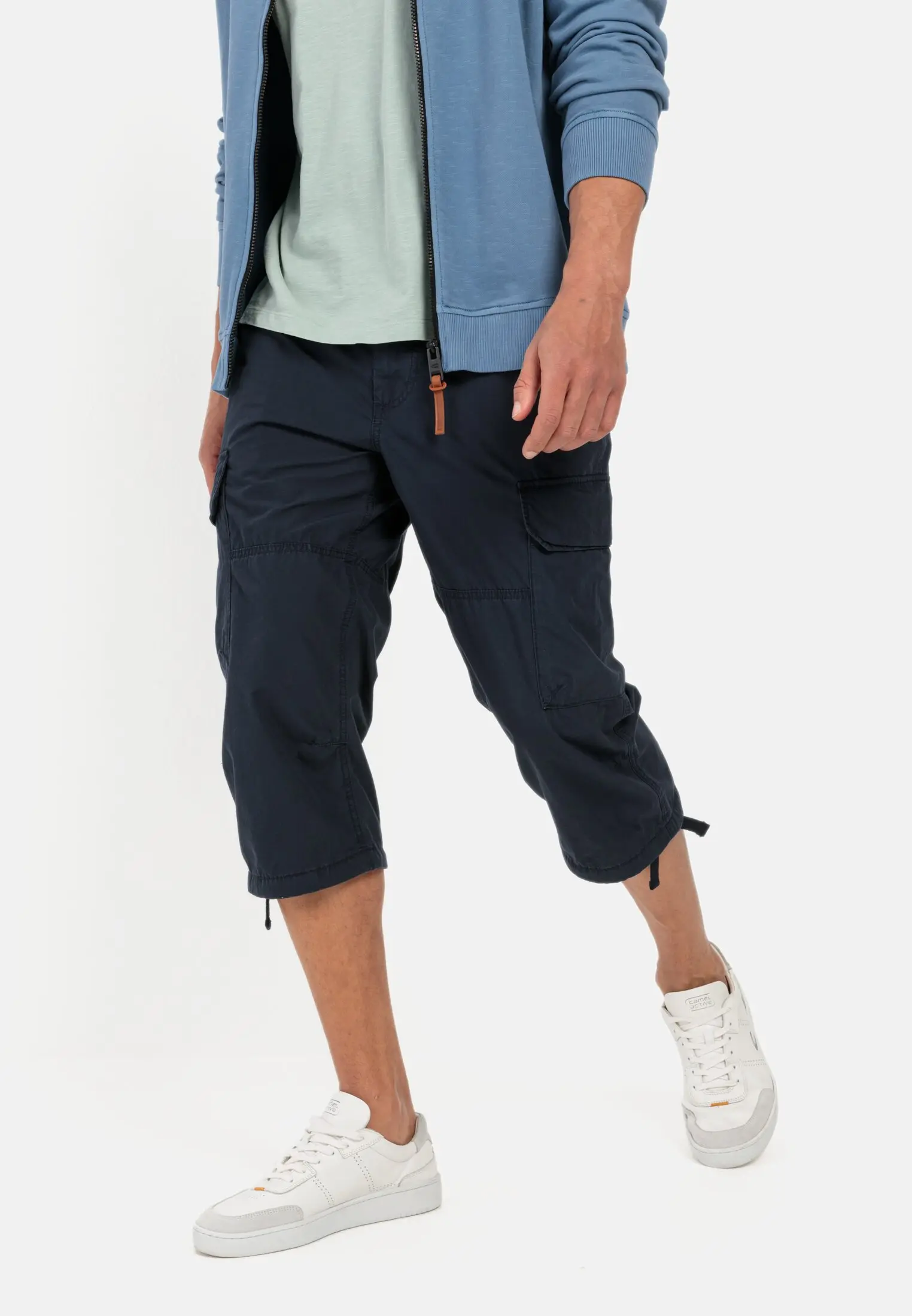 Camel Active Houston Cargoshorts Bermuda Shorts Oliv Herren Untersetzt Kurzgröße