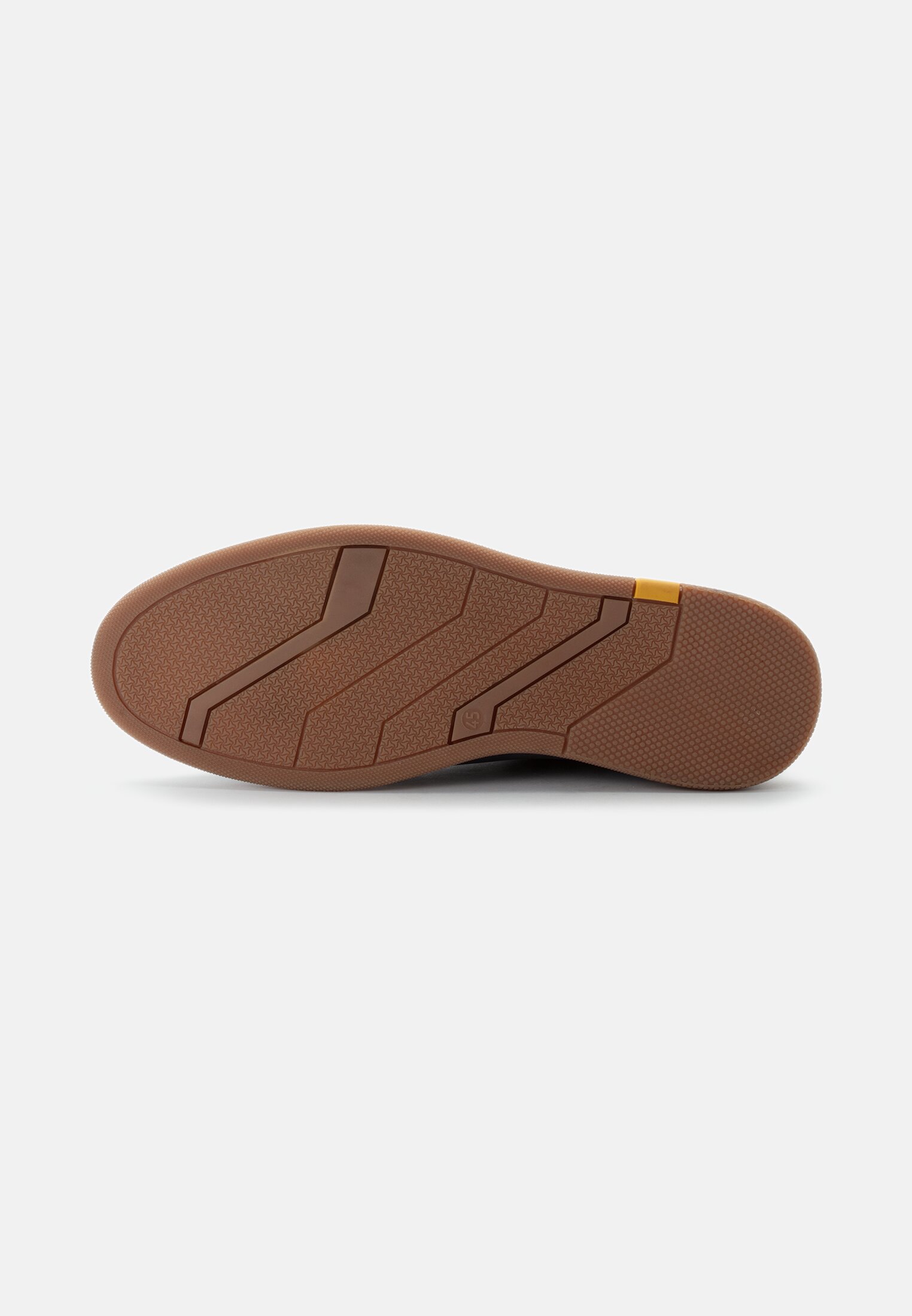 Herren Sneaker aus Leder Blau hinten nah