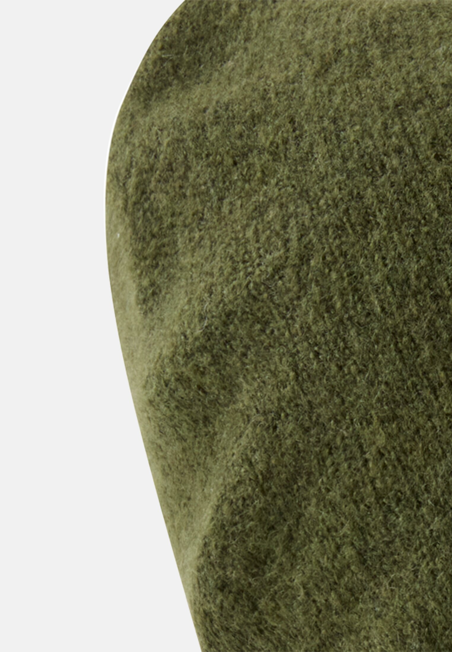Women Beanie made from a wool blend Olive front close