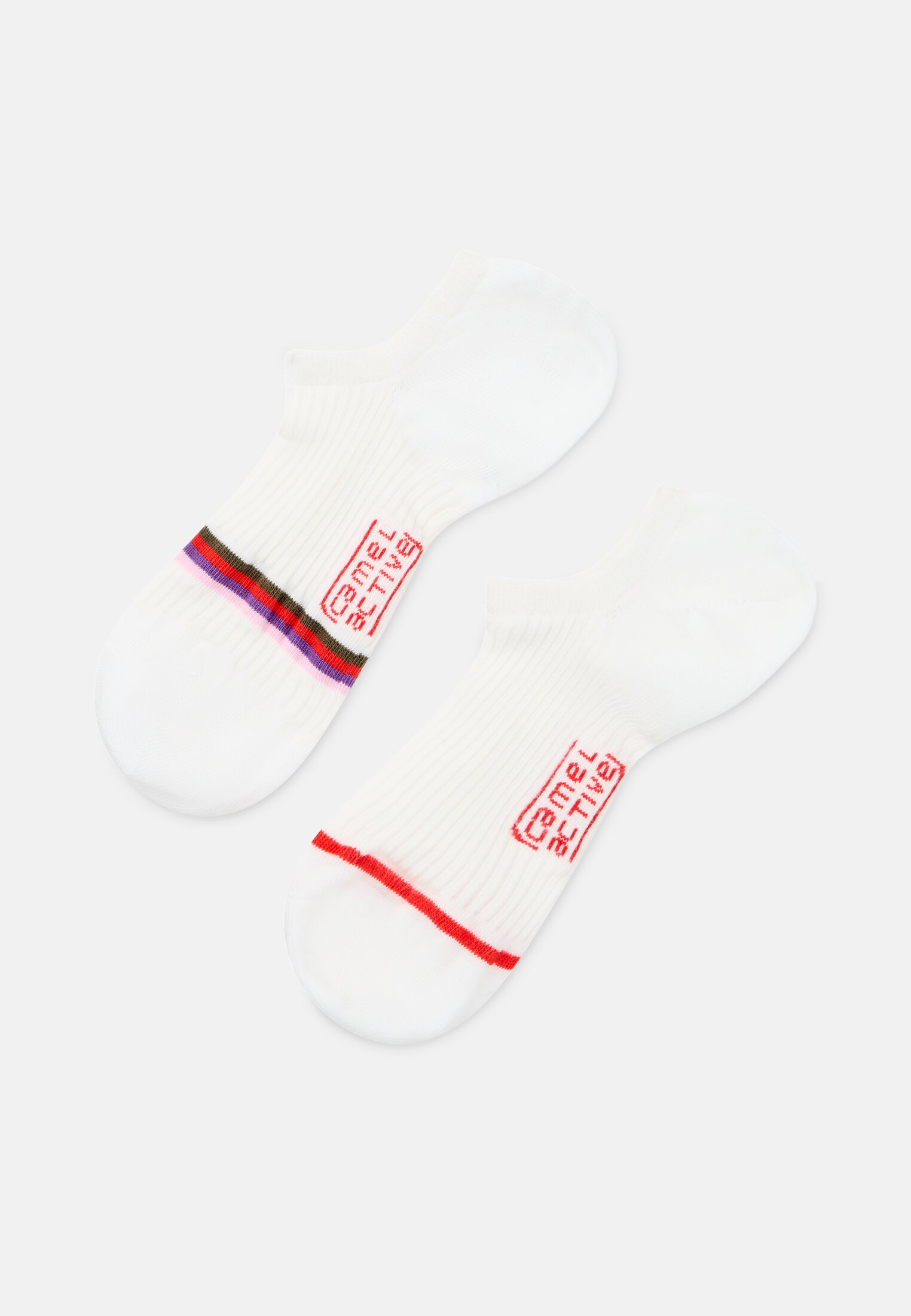 Women Sneaker socks made from a cotton blend Off-white front close