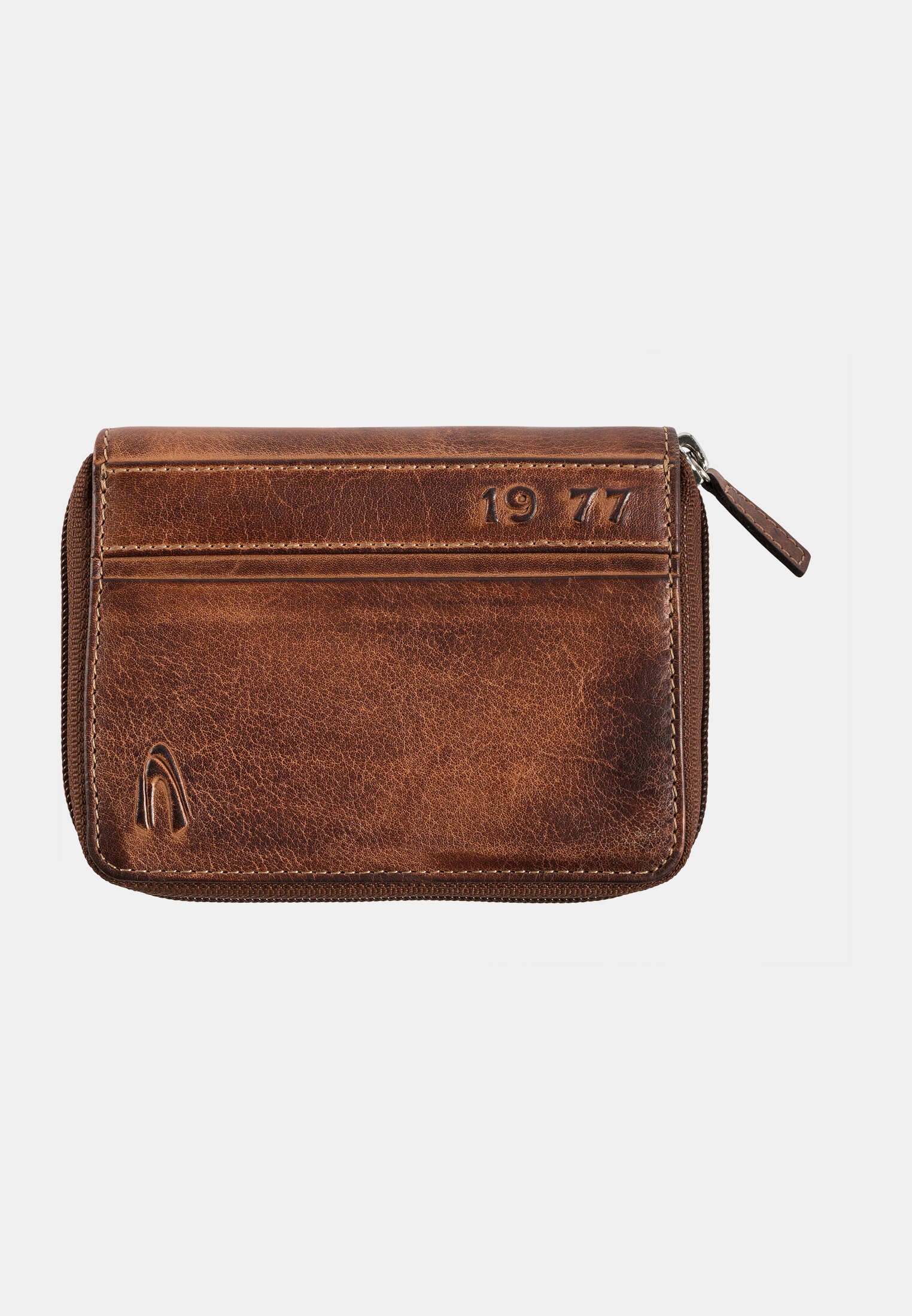 Men Wallet made from robust cowhide Brown frontal front