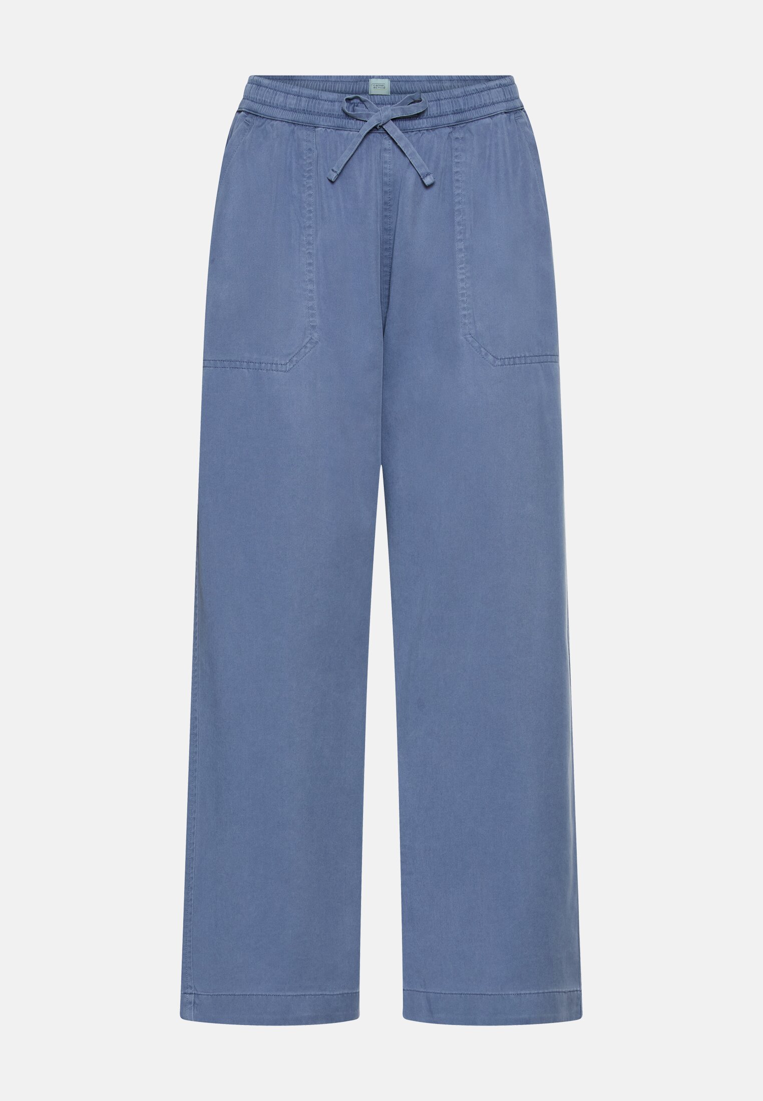 Damen Culotte mit Tunnelzug Ozeanblau frontal vorn