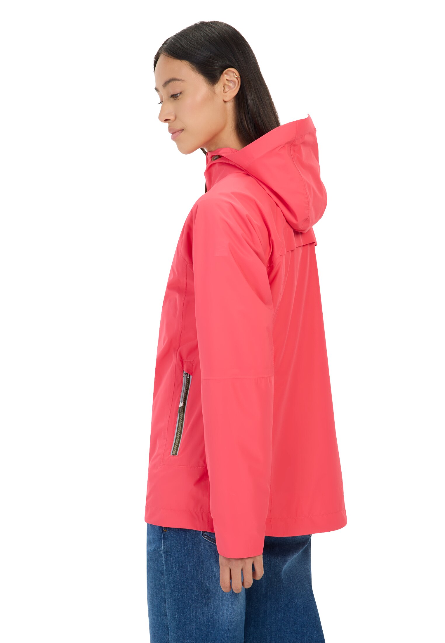 camelactive_Jacke_Teaberry_320204-5O64-59_M2 Women teXXXactive® functional jacket made of polyester Red worn back