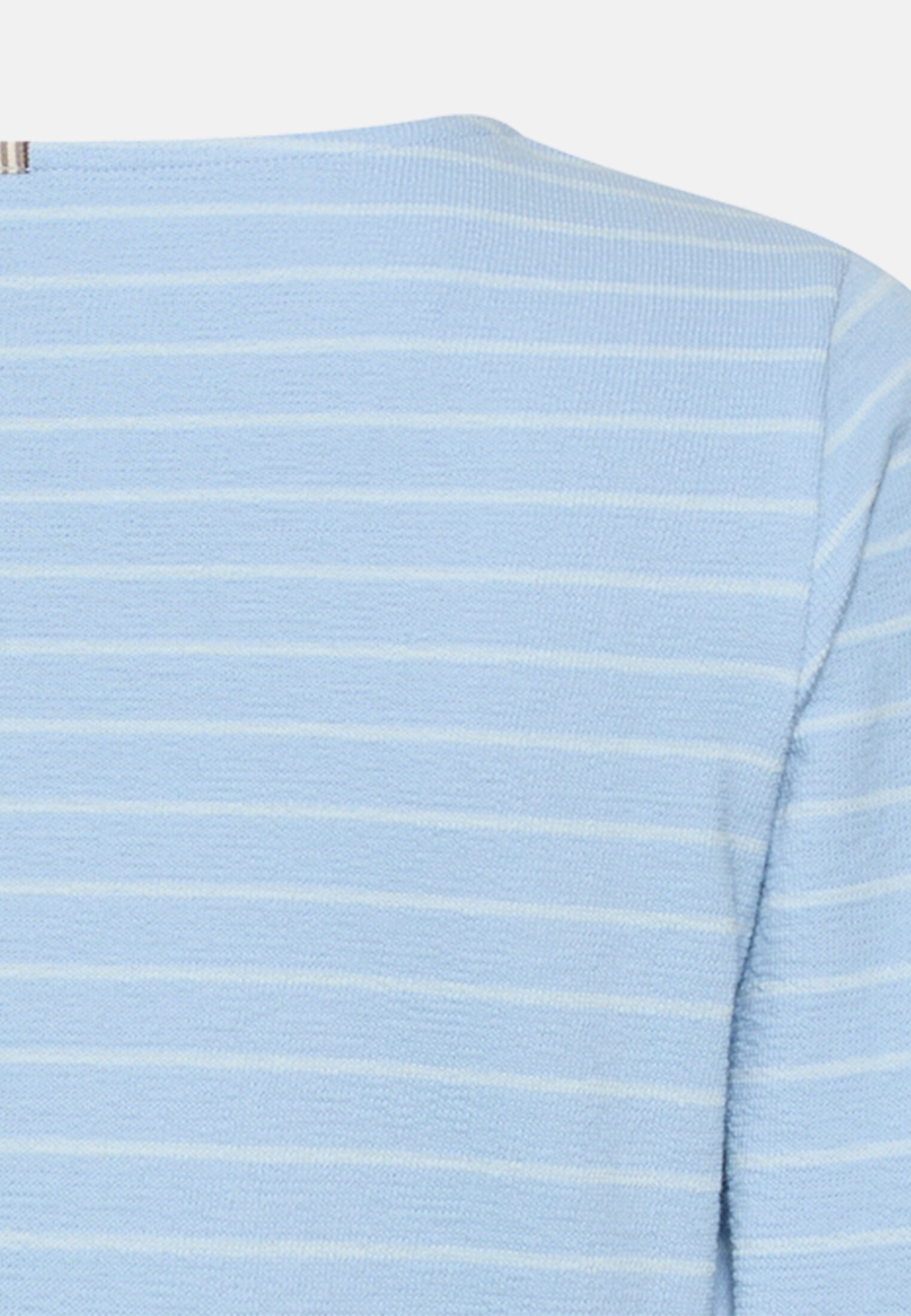 Damen Jerseyshirt aus 100% Baumwolle Hellblau hinten nah