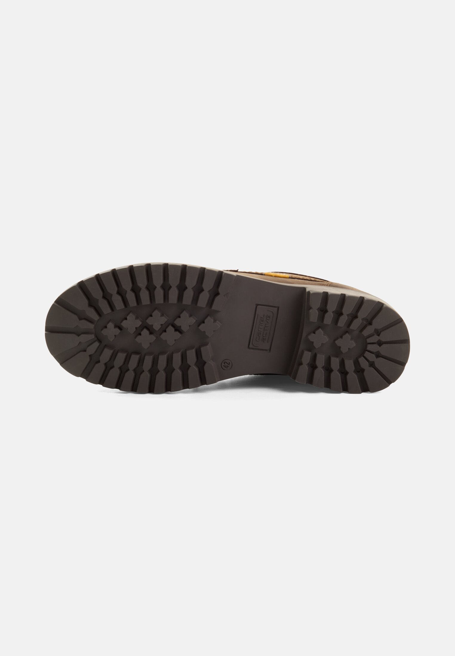 Herren Oxford aus Echtleder Braun hinten nah