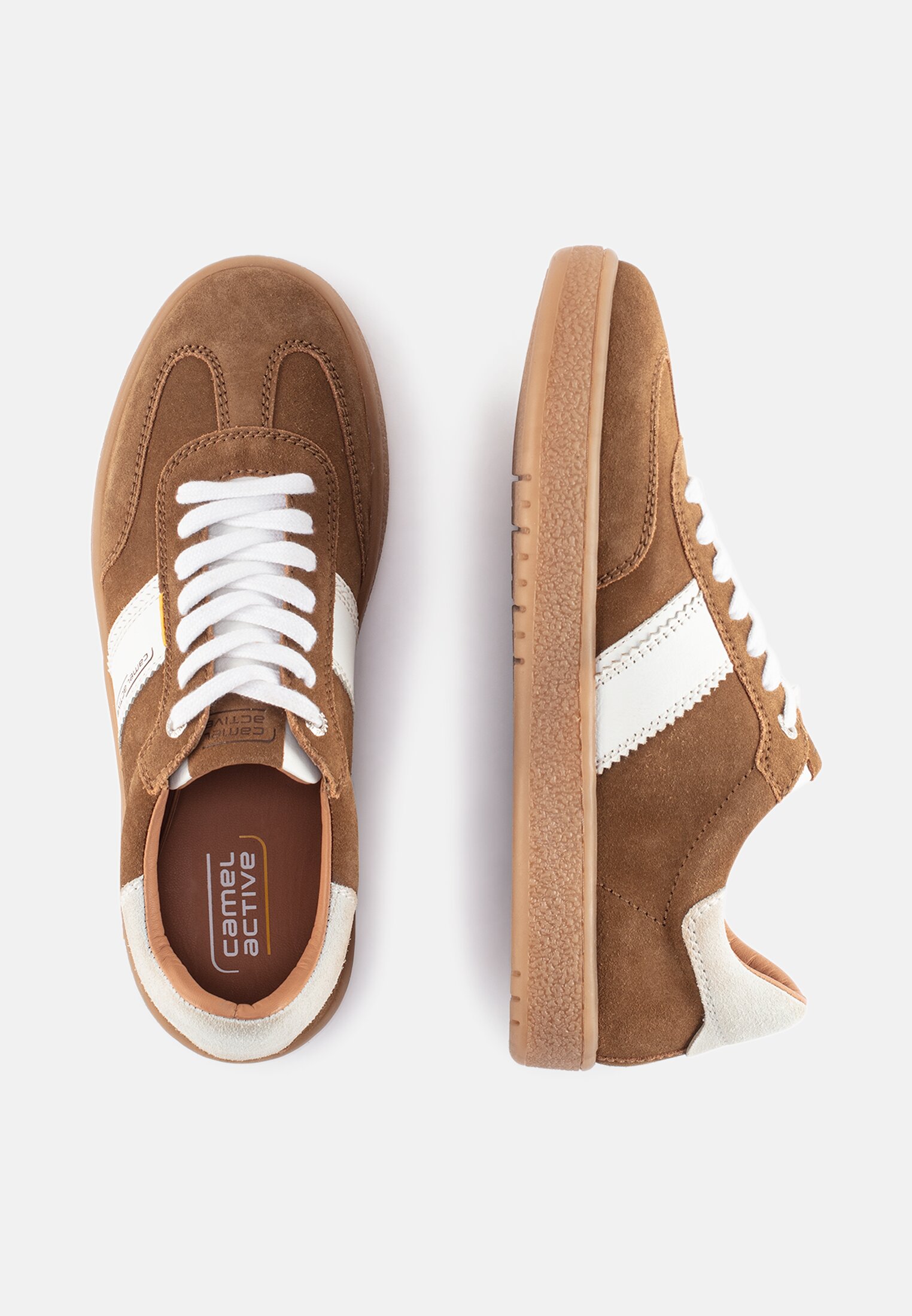 MI_55BNA10-0200-475_1G-00 Men Sneakers made of suede leather Brown frontal top