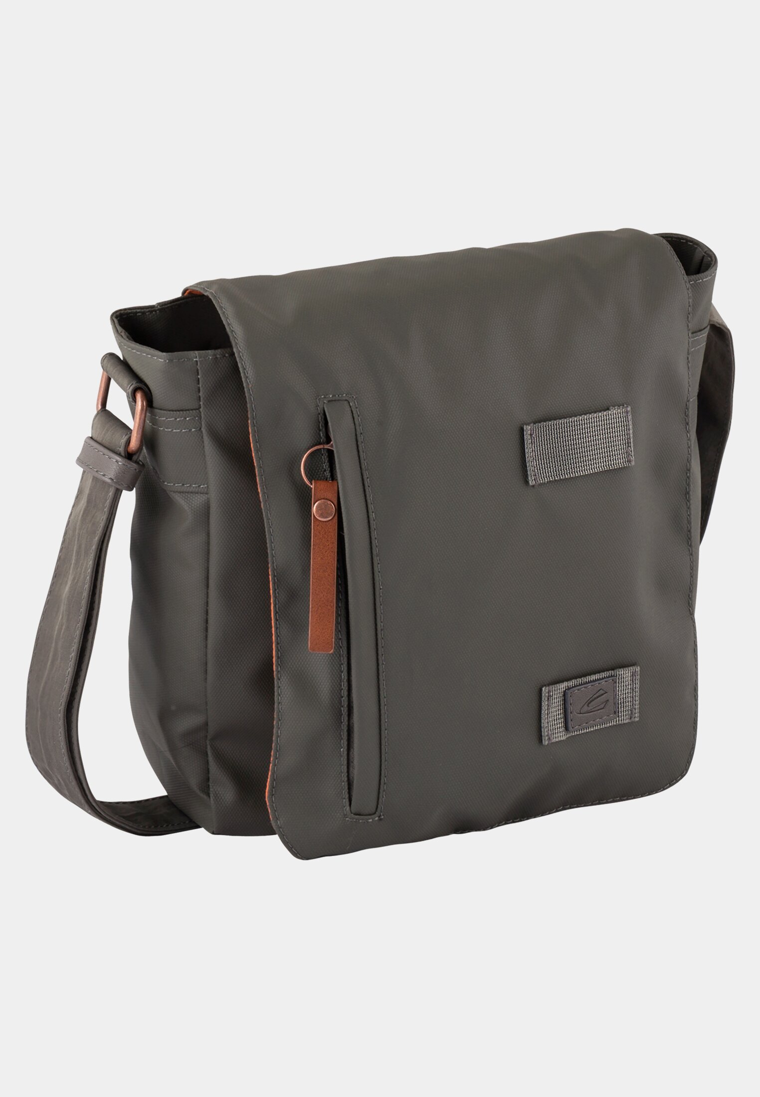 Damen BREEZE Handtasche aus hochwertigem Nylon Khaki frontal vorn