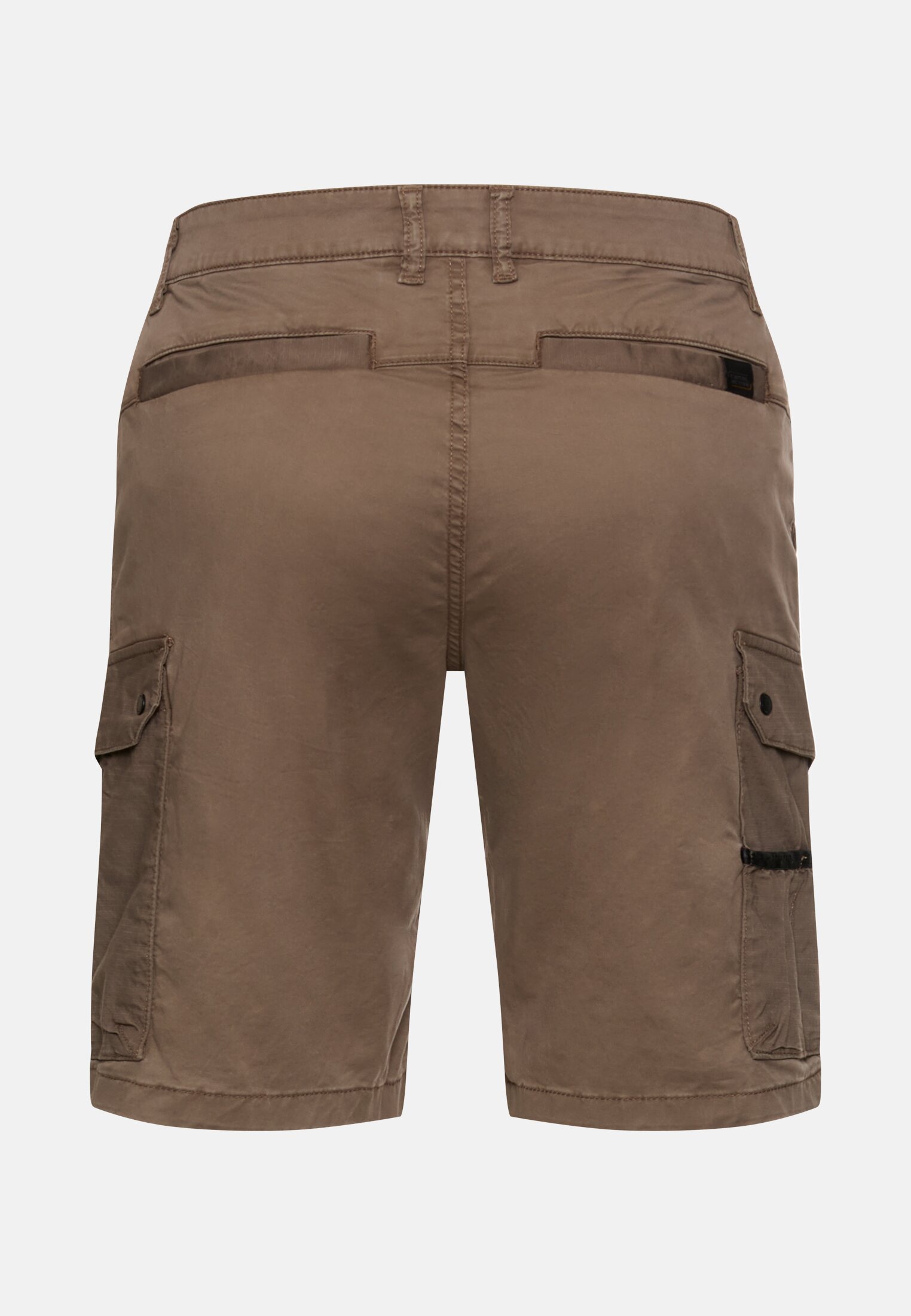 Men Trousers with cargo pockets Mud Brown frontal back
