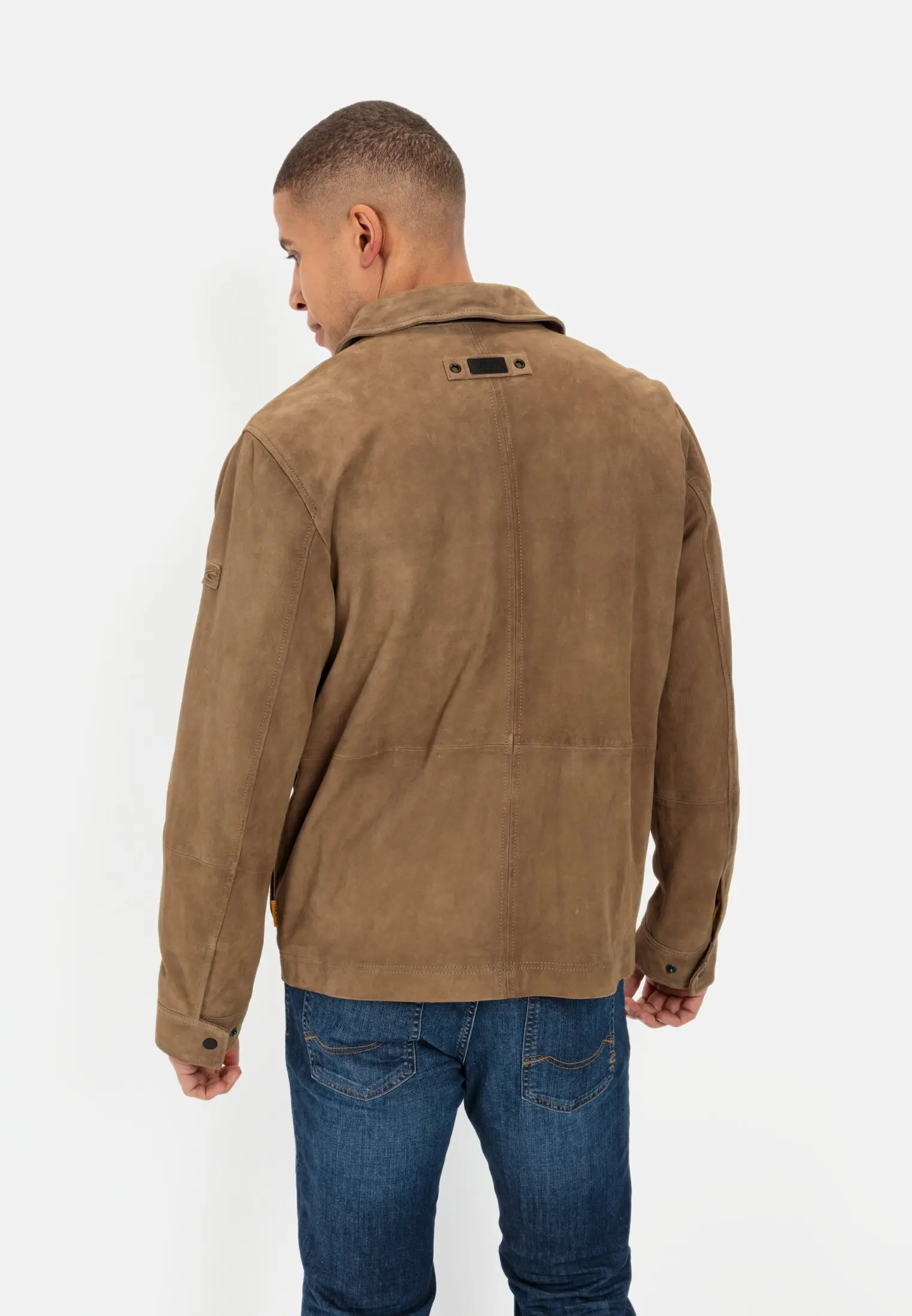 Leder Blouson für Herren in Braun | 48 | camel active