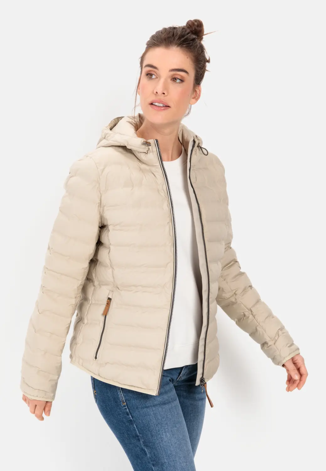 Waterproof teXXXactive functional jacket for Women in bei