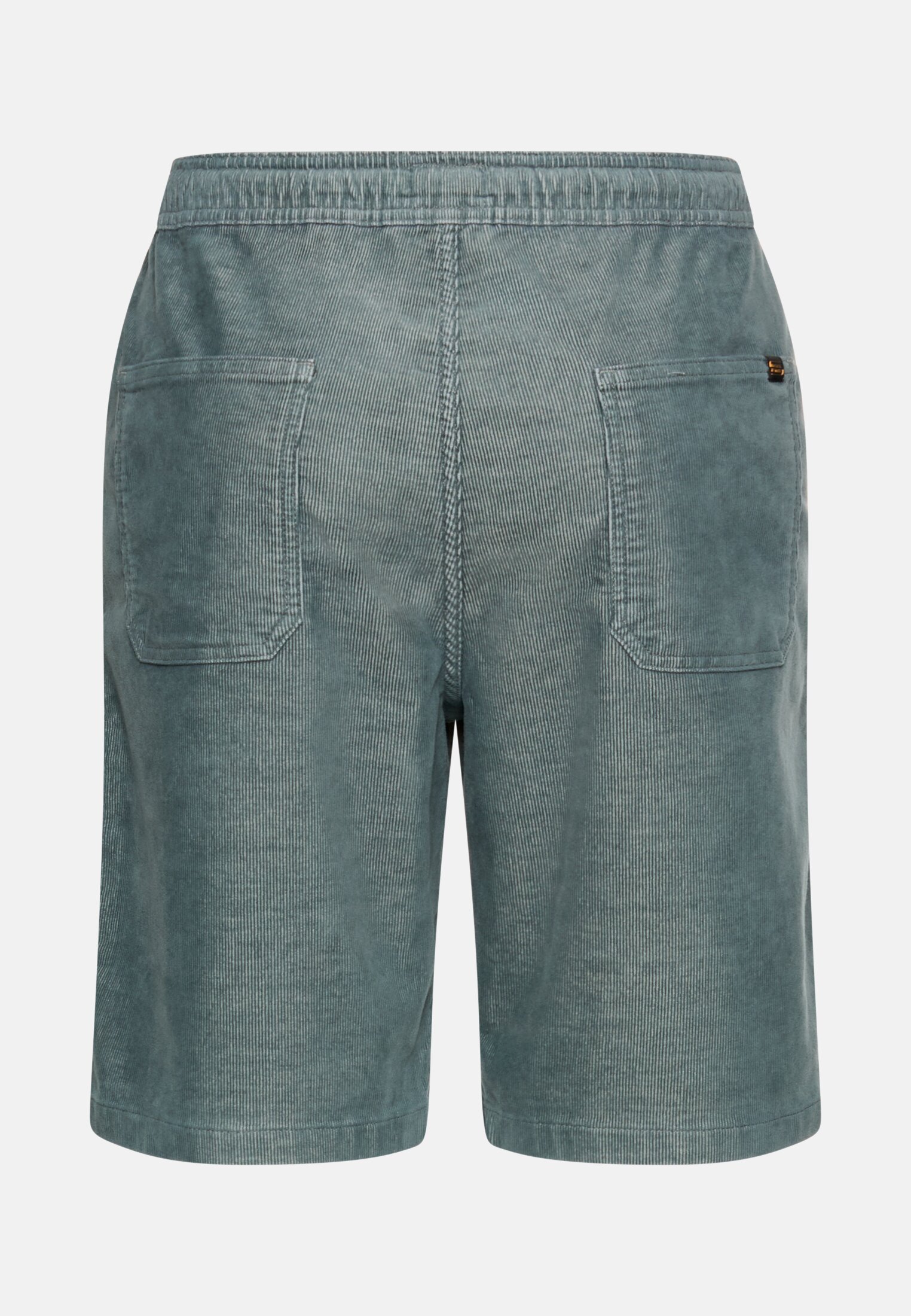 Men Bermuda shorts with drawstring Storm Blue frontal back