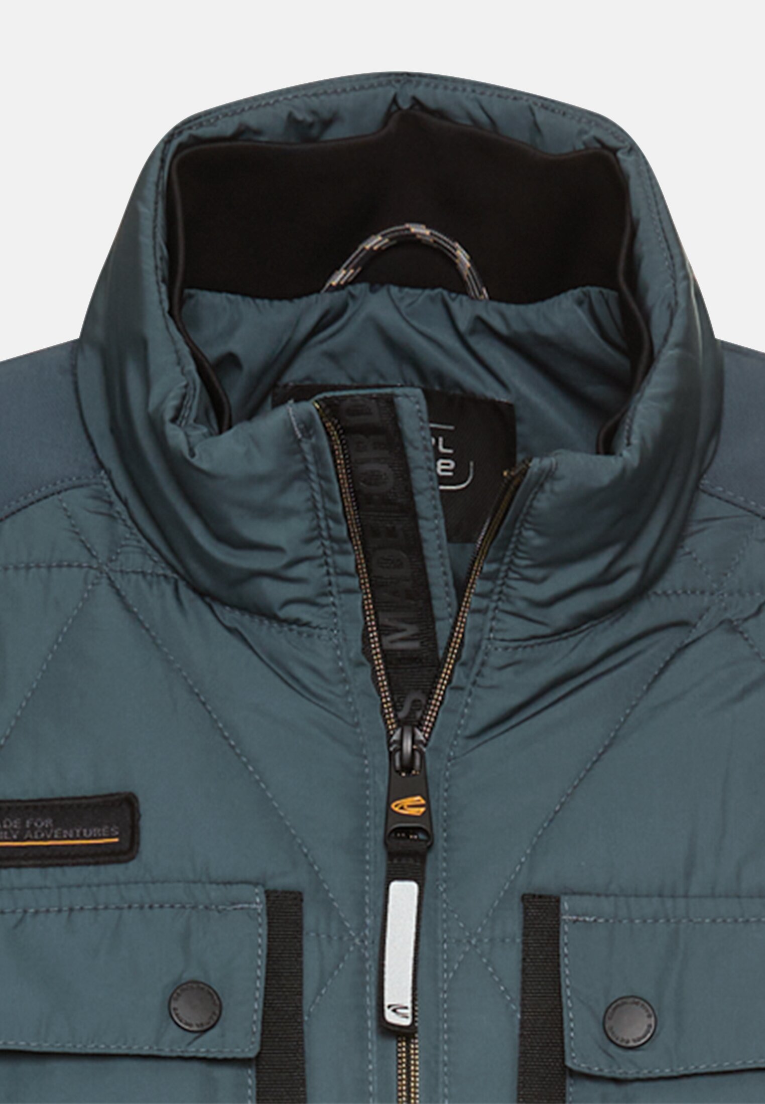 Herren Blouson mit wasserabweisender Funktion Tintenblau vorne nah