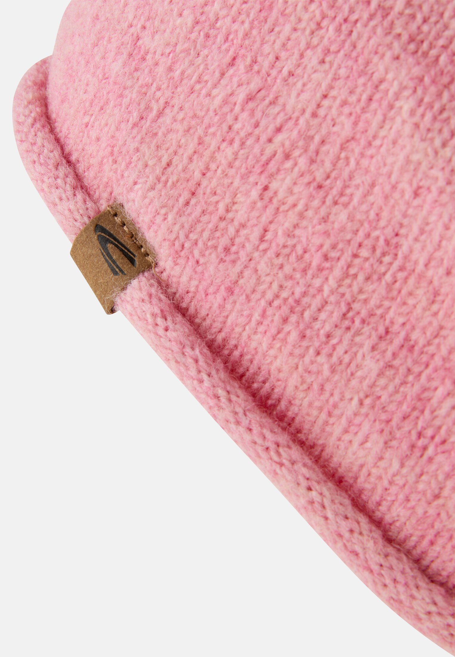 Women Beanie made from a wool blend Berry close back
