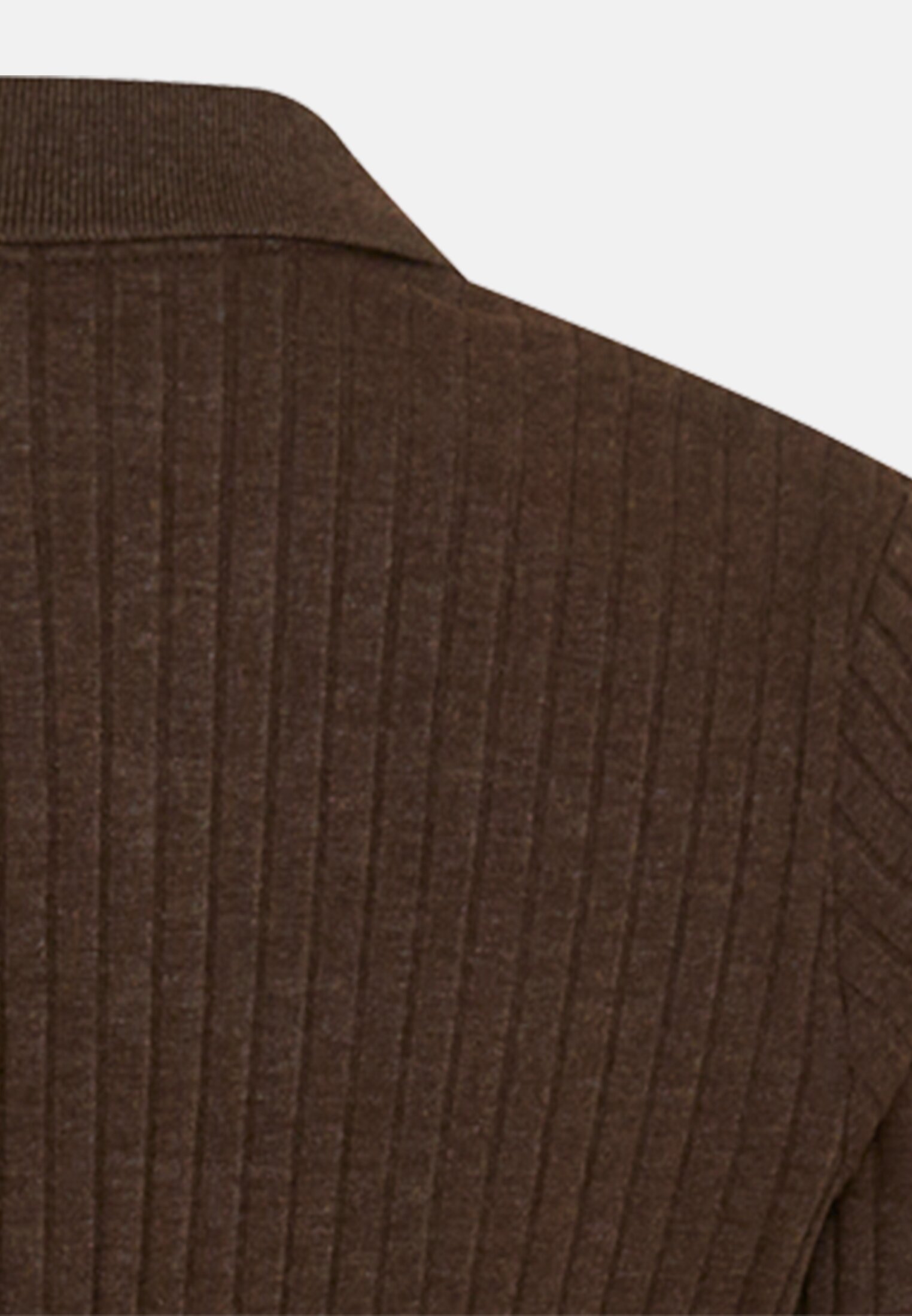 Damen Kleid aus Baumwollgemisch Braun hinten nah