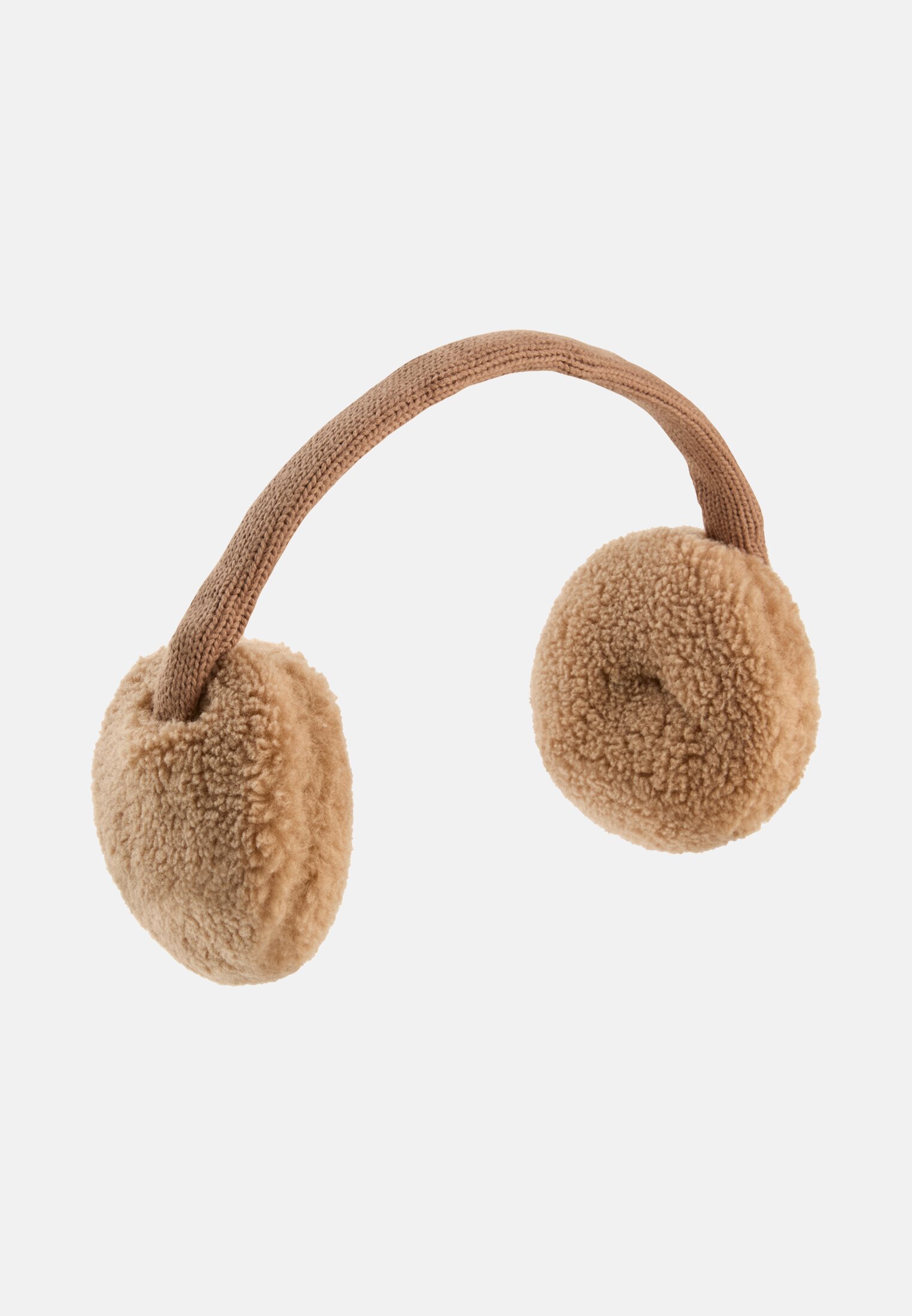 Damen Ohrenschützer mit verstellbarem Bügel Caramel frontal vorn
