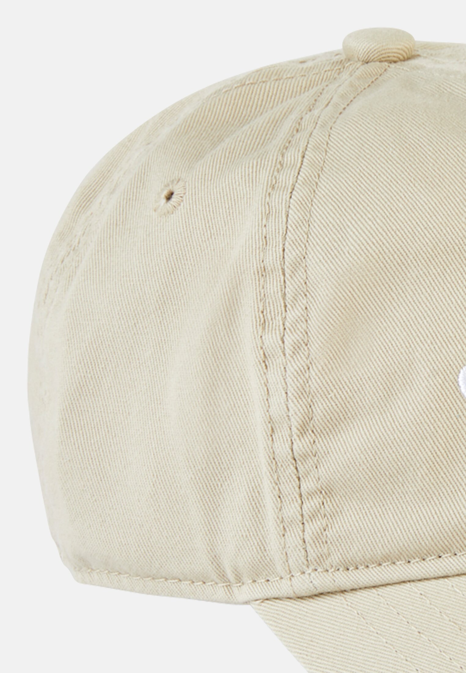 camelactive_Cap_Beige_406200-5C20-16_3G Herren Baseballcap mit gesticktem Schriftzug Beige vorne nah