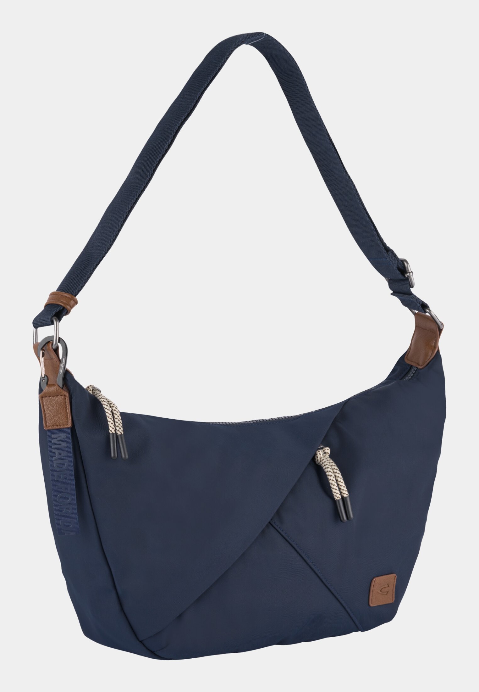 Women AURUM bag with zippered pockets Dark Blue frontal front